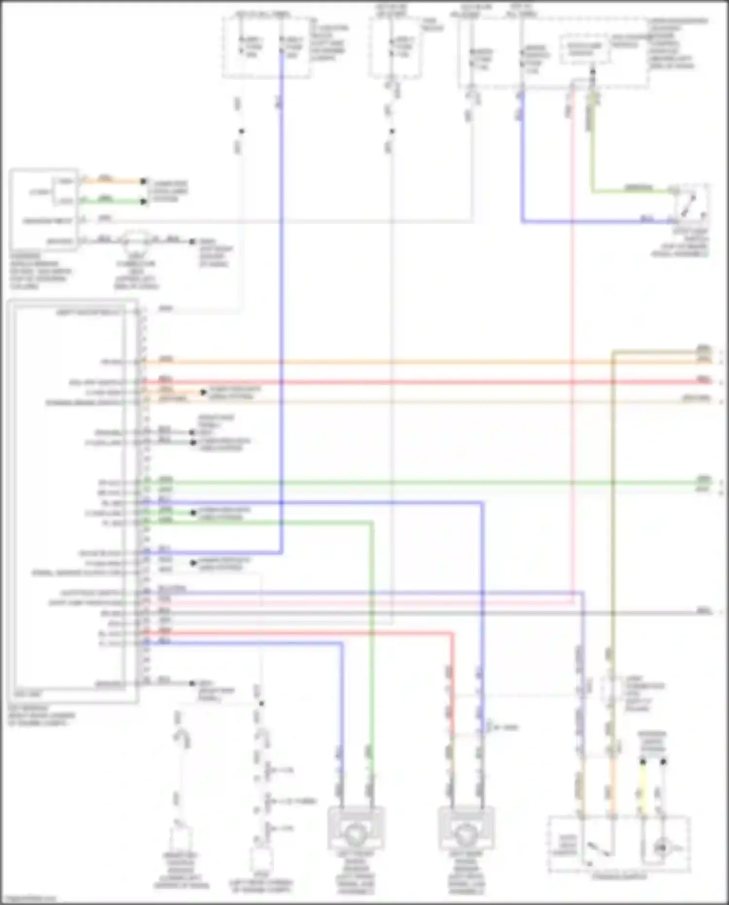 Wiring diagram computer data lines system for Kia Sorento Prime III facelift (2017-2020) (31 of 97)