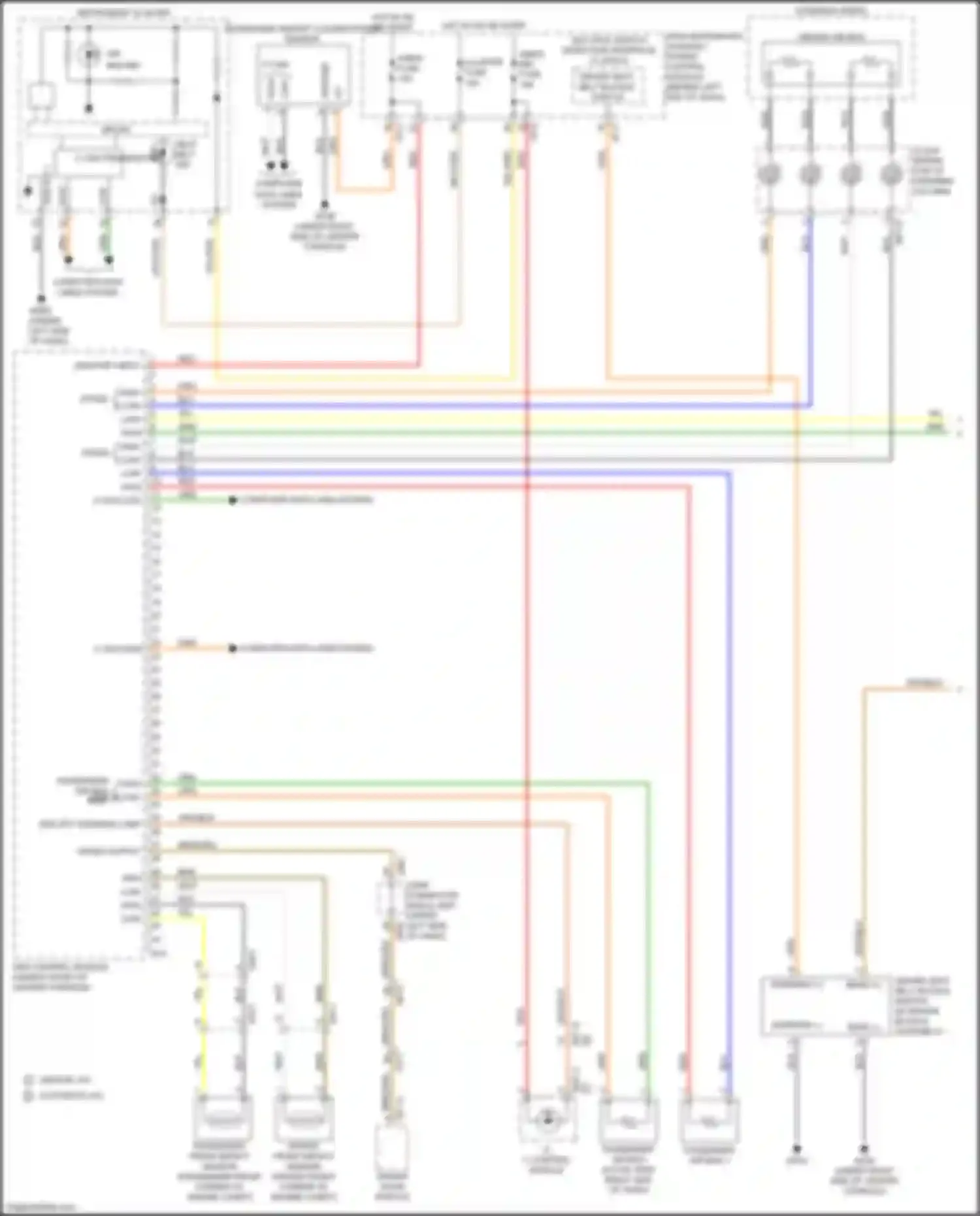 Wiring diagram computer data lines system for Kia Sorento Prime III facelift (2017-2020) (69 of 97)
