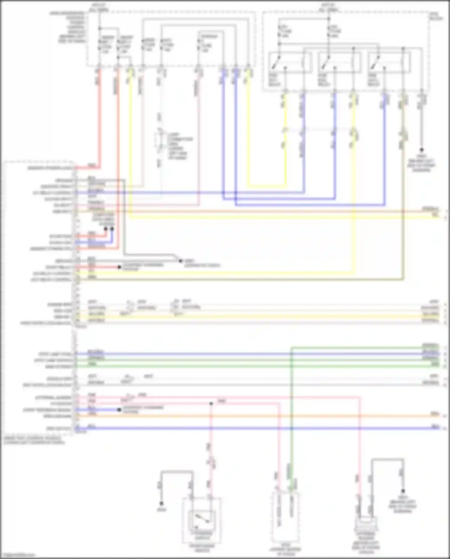 Wiring diagram computer data lines system for Kia Sorento Prime III facelift (2017-2020) (48 of 97)