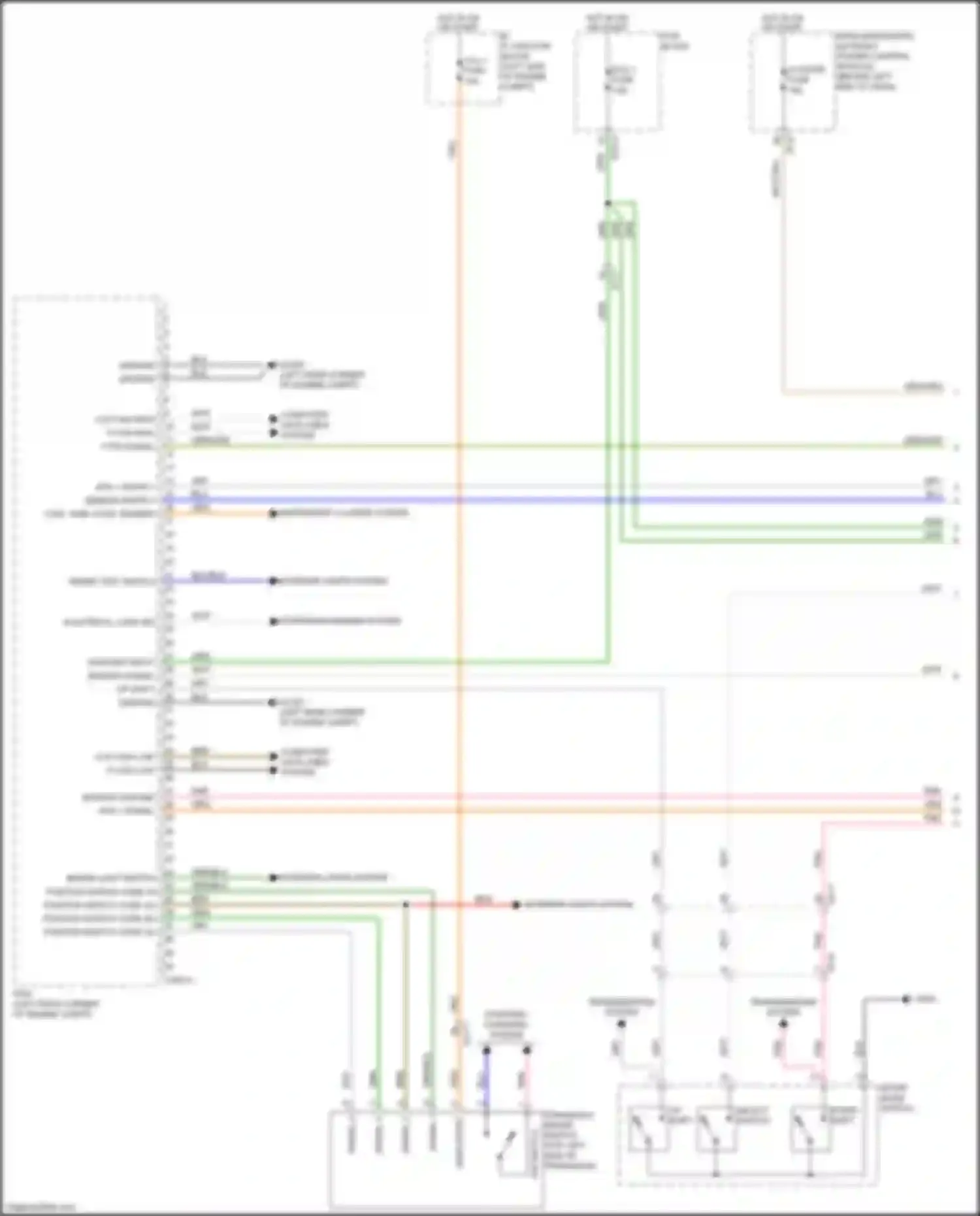 Wiring diagram computer data lines system for Kia Sorento Prime III facelift (2017-2020) (96 of 97)