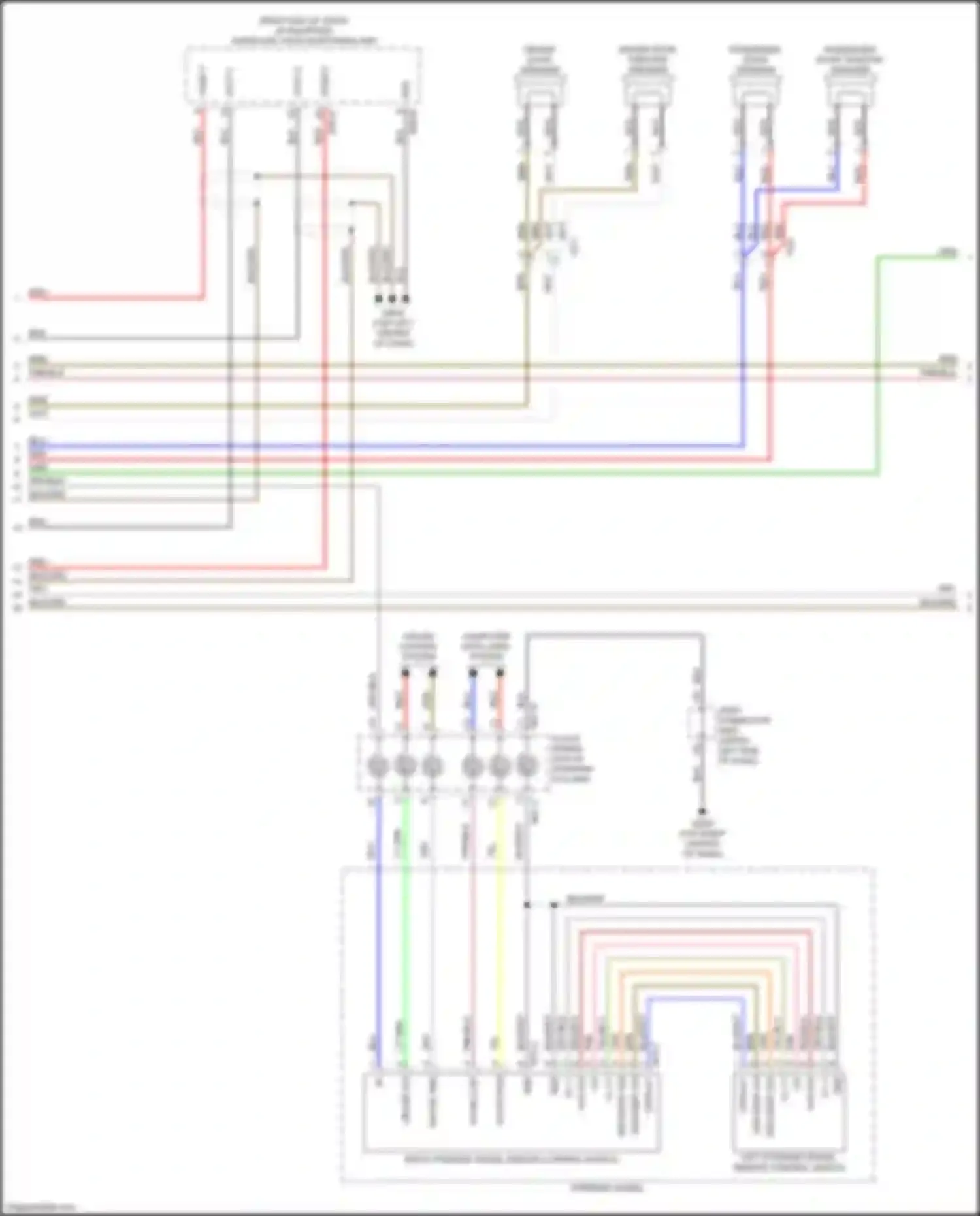 Wiring diagram computer data lines system for Kia Sorento Prime III facelift (2017-2020) (9 of 97)