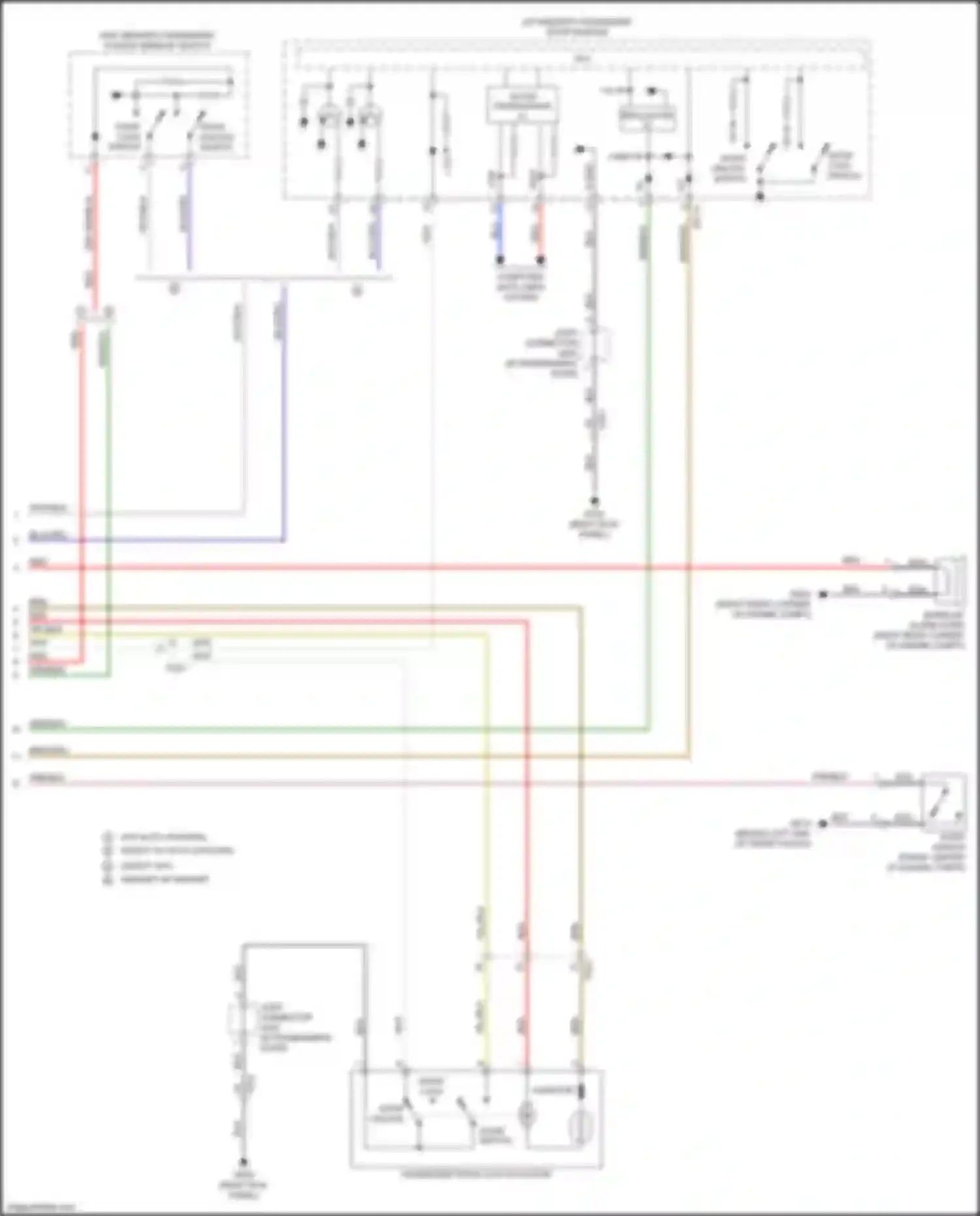 Wiring diagram computer data lines system for Kia Sorento Prime III facelift (2017-2020) (3 of 97)