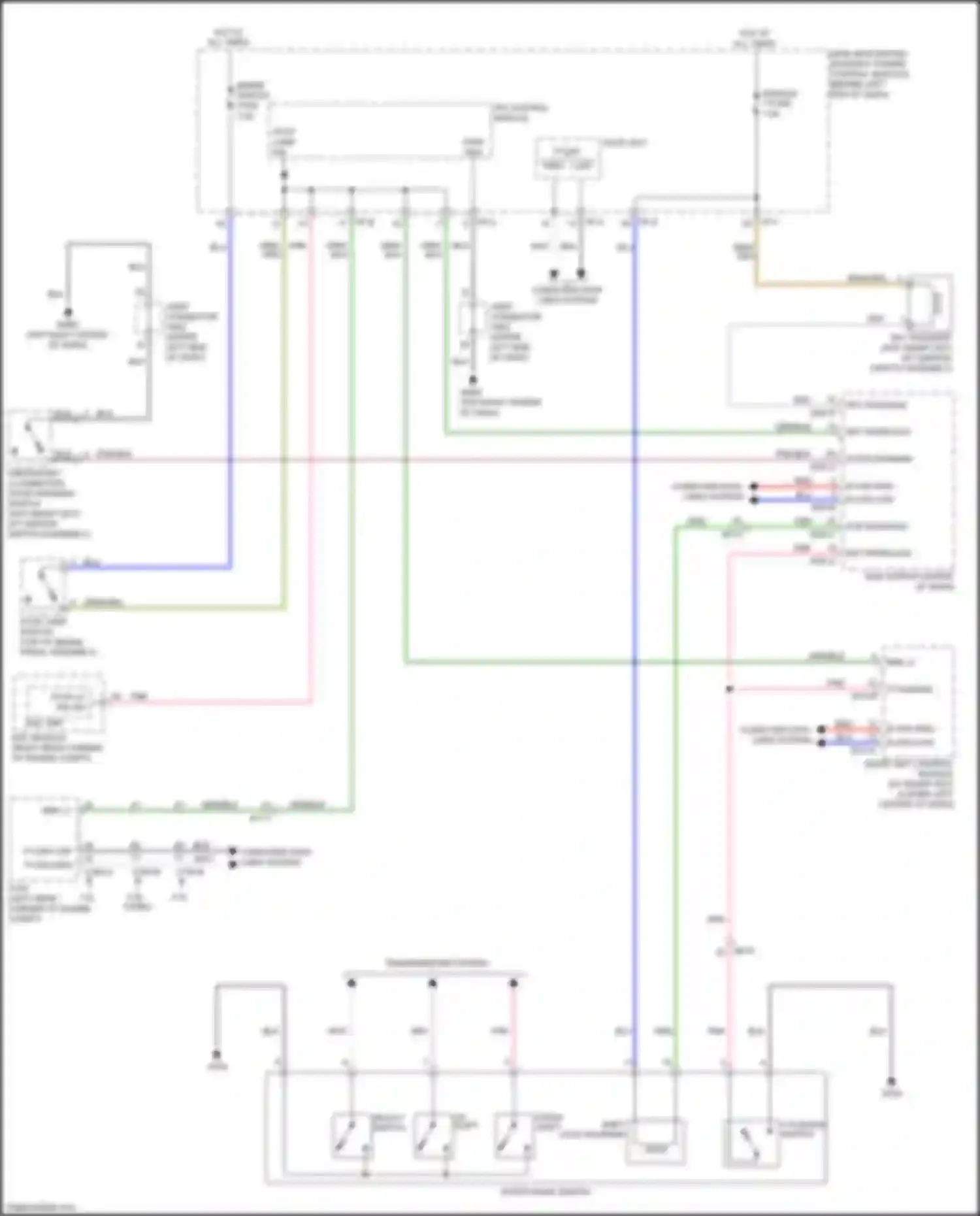 Wiring diagram computer data lines system for Kia Sorento Prime III facelift (2017-2020) (67 of 97)