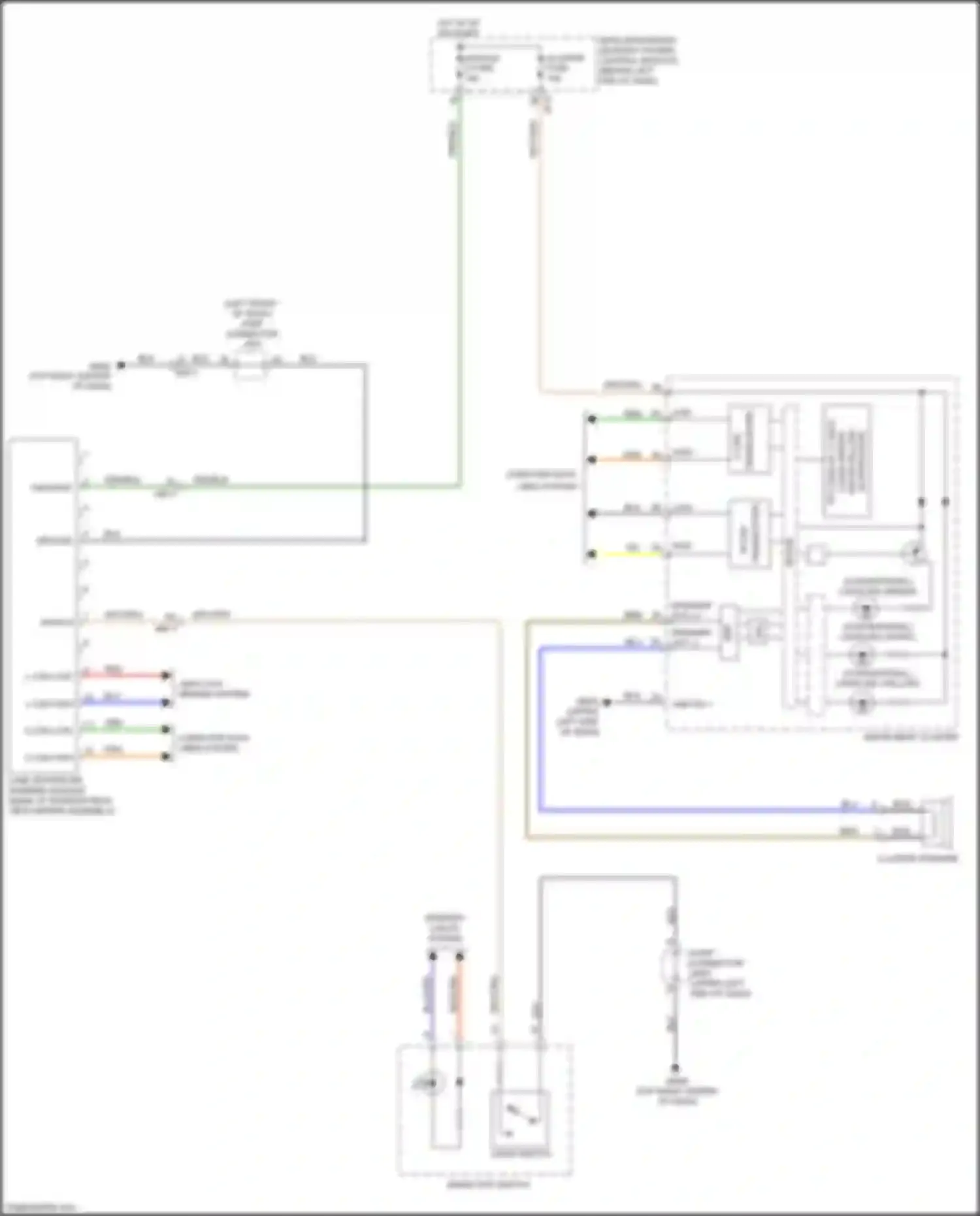 Wiring diagram computer data lines system for Kia Sorento Prime III facelift (2017-2020) (37 of 97)