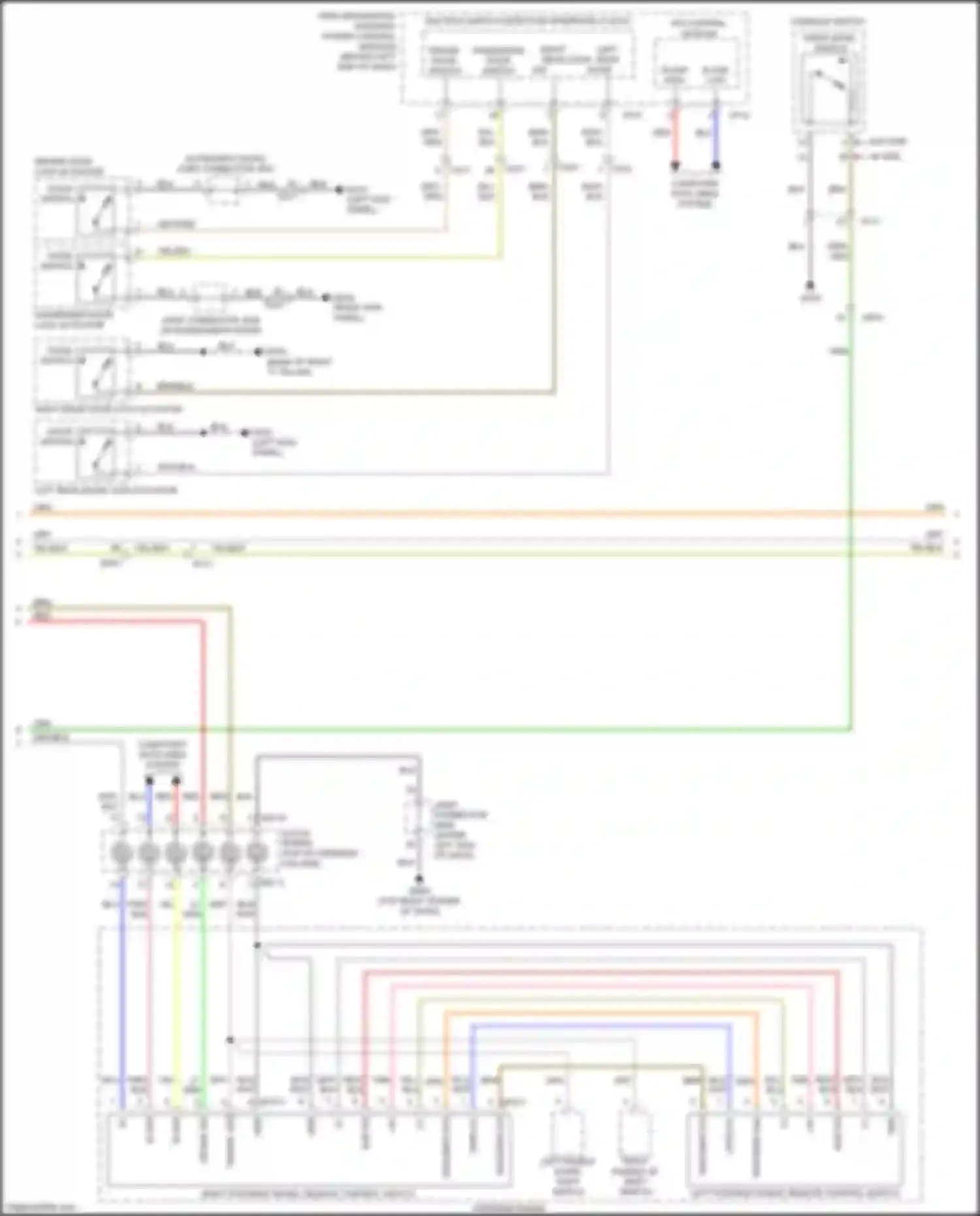 Wiring diagram computer data lines system for Kia Sorento Prime III facelift (2017-2020) (74 of 97)