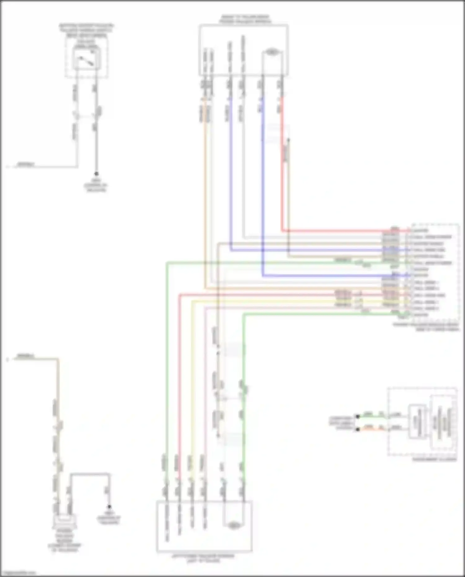 Wiring diagram computer data lines system for Kia Sorento Prime III facelift (2017-2020) (17 of 97)