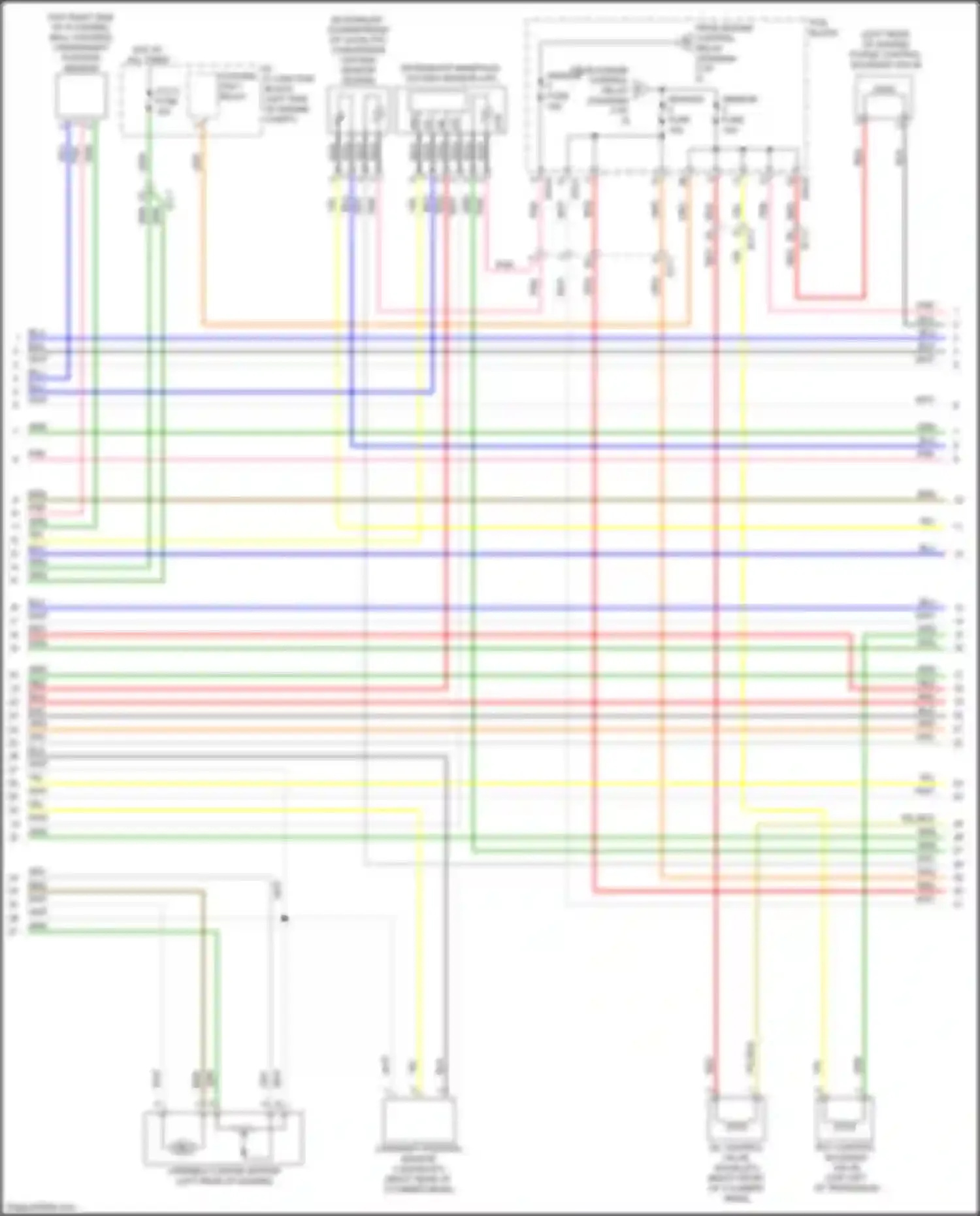 Wiring diagram crankshaft position sensor for Kia Sorento Prime III facelift (2017-2020) (1 of 3)