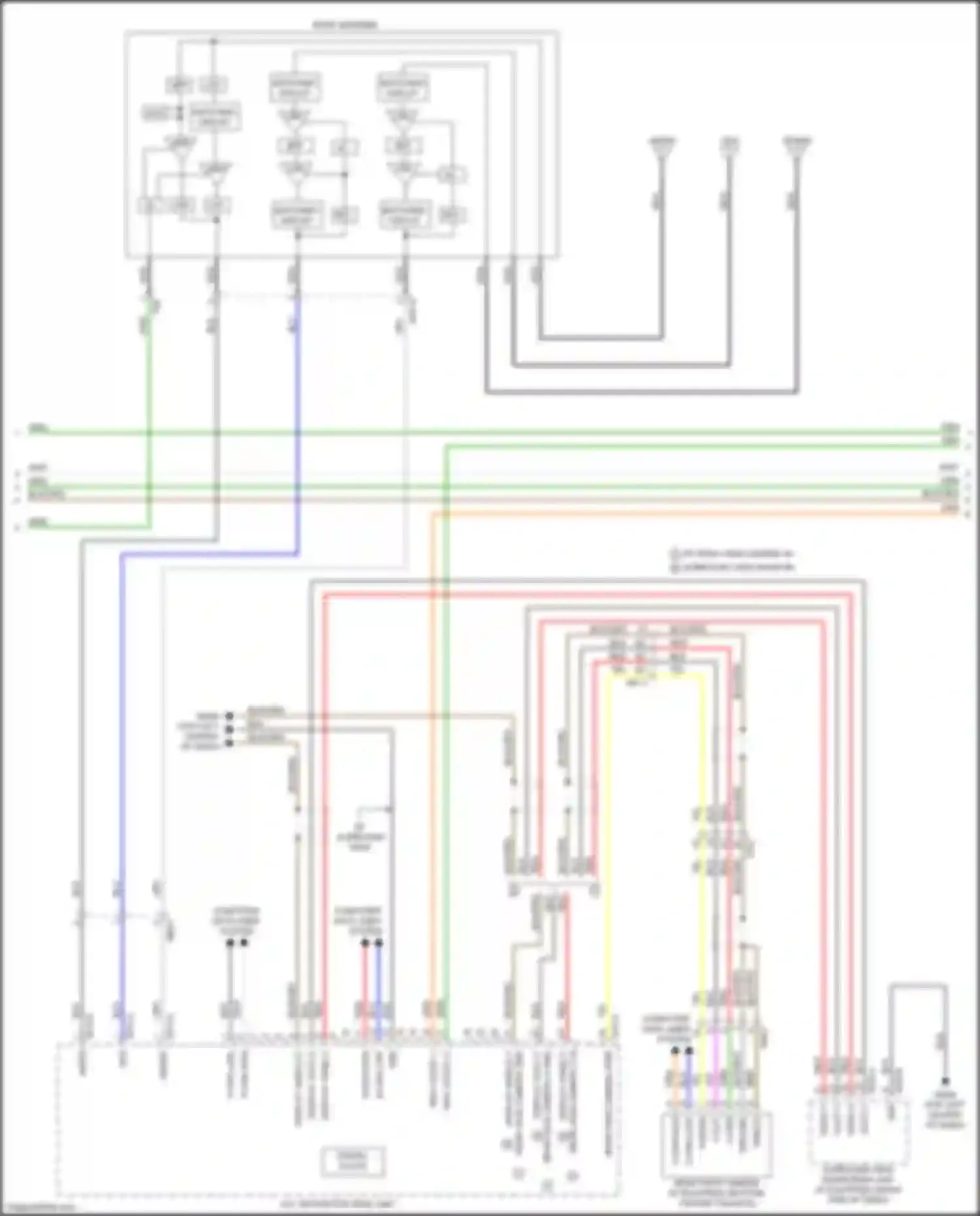 Wiring diagram display vgnd-c for Kia Sorento Prime III facelift (2017-2020) (2 of 4)