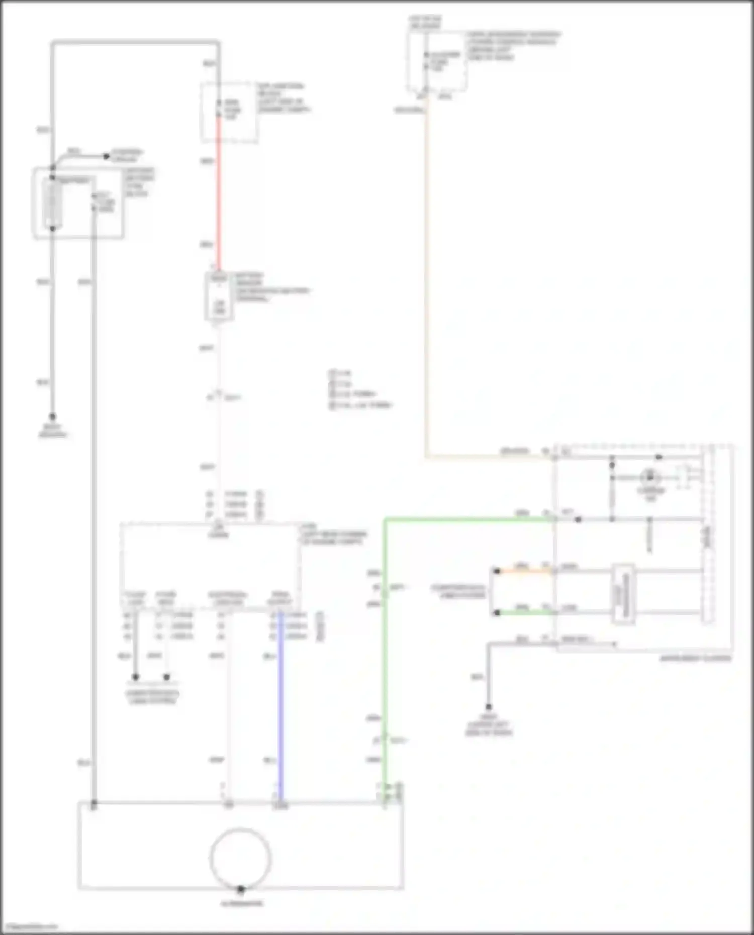 Wiring diagram e/r junction block for Kia Sorento Prime III facelift (2017-2020) (14 of 34)
