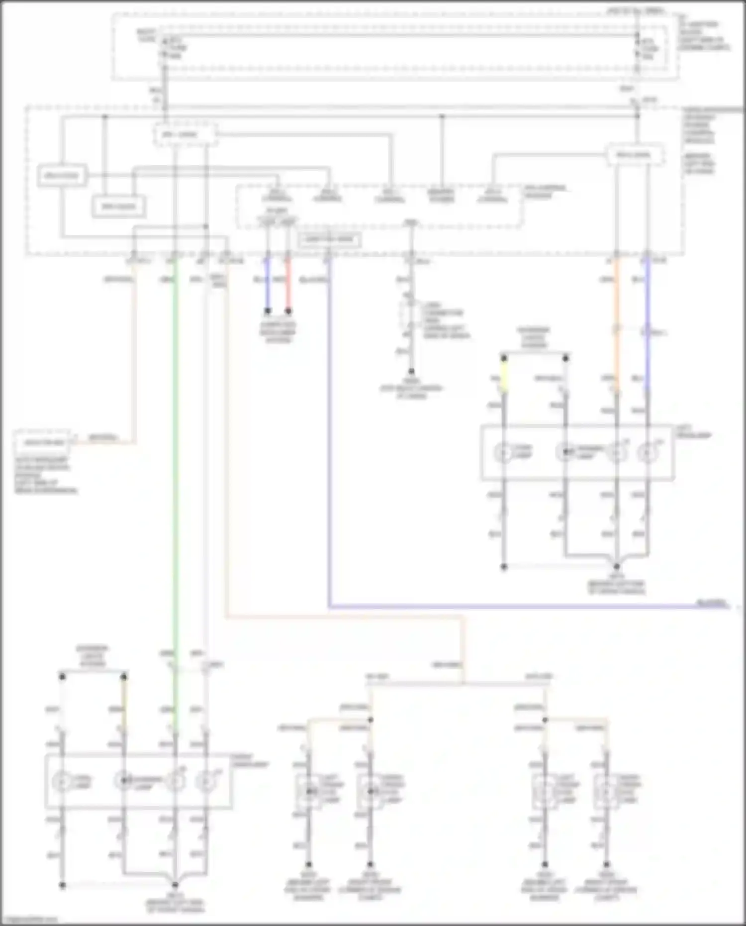 Wiring diagram e/r junction block for Kia Sorento Prime III facelift (2017-2020) (19 of 34)