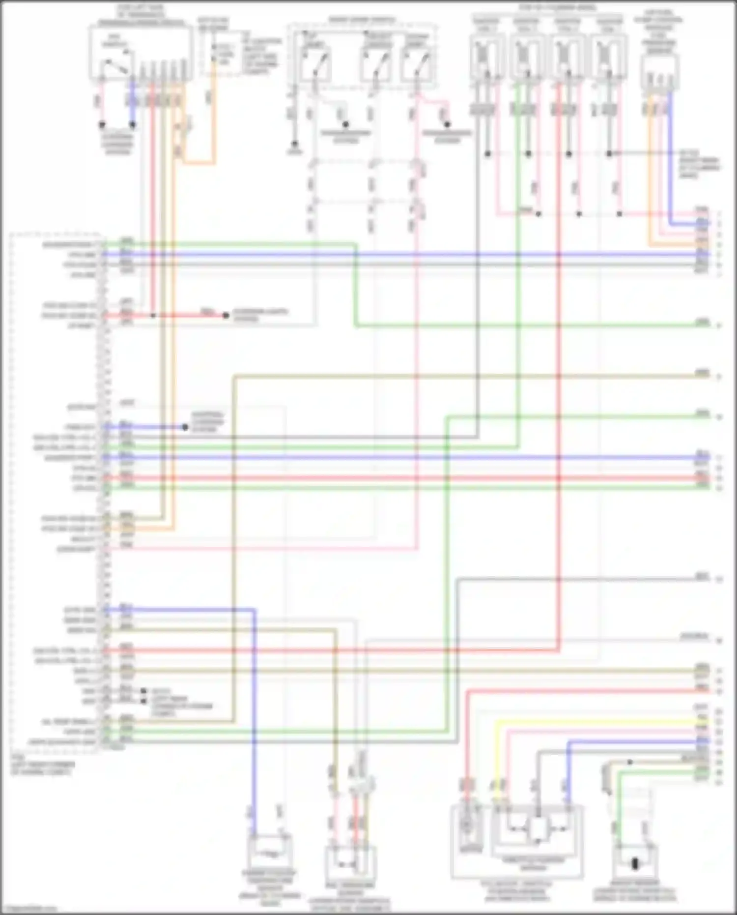 Wiring diagram etc motor, throttle position sensor for Kia Sorento Prime III facelift (2017-2020) (3 of 4)