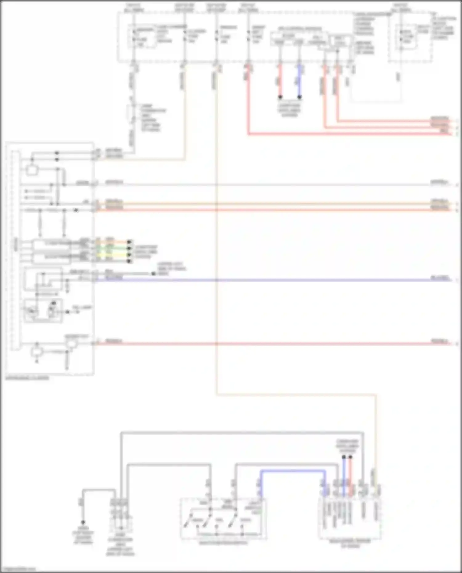 Wiring diagram gnd sig 3 for Kia Sorento Prime III facelift (2017-2020) (3 of 3)