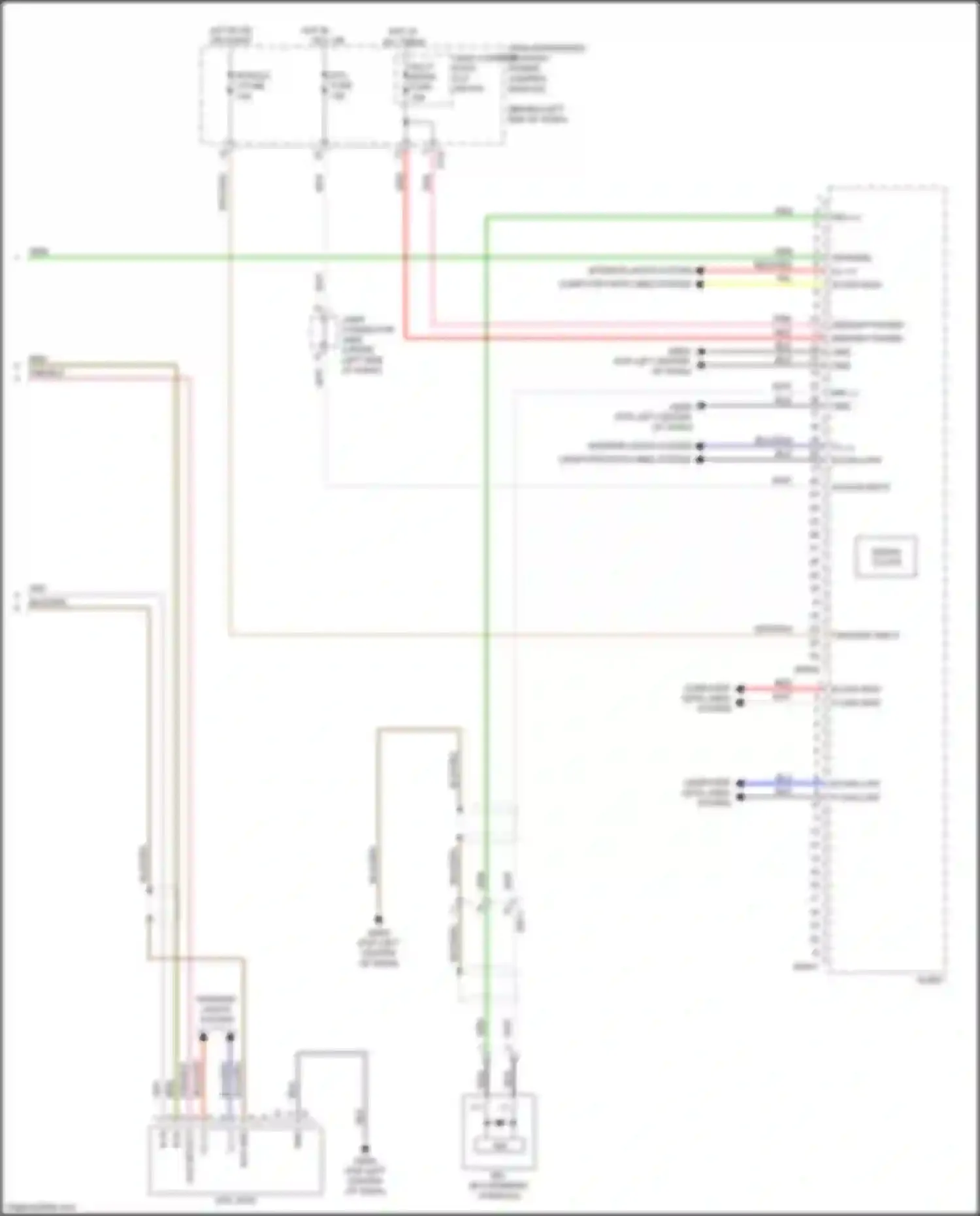 Wiring diagram hot in on or start for Kia Sorento Prime III facelift (2017-2020) (8 of 63)