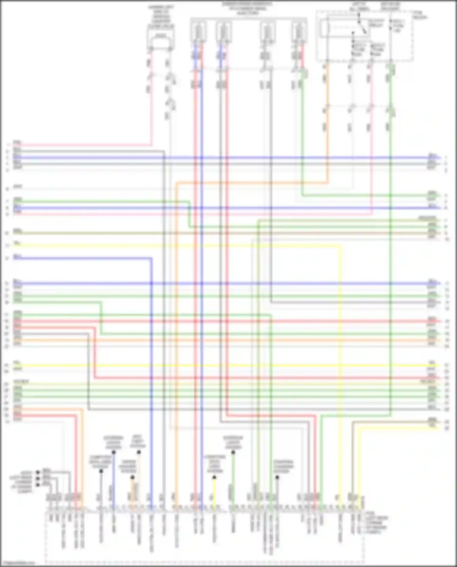 Wiring diagram immo data line for Kia Sorento Prime III facelift (2017-2020) (1 of 3)