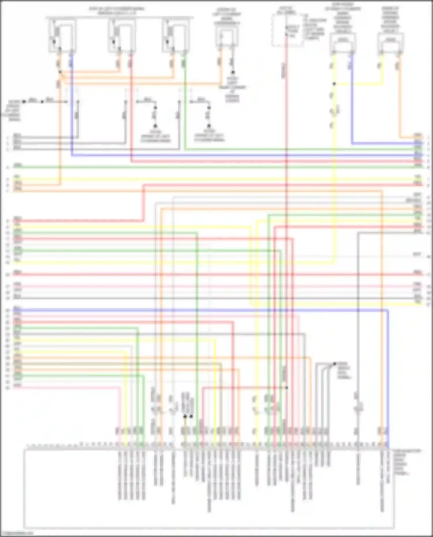 Wiring diagram injector control 3 high for Kia Sorento Prime III facelift (2017-2020) (1 of 1)