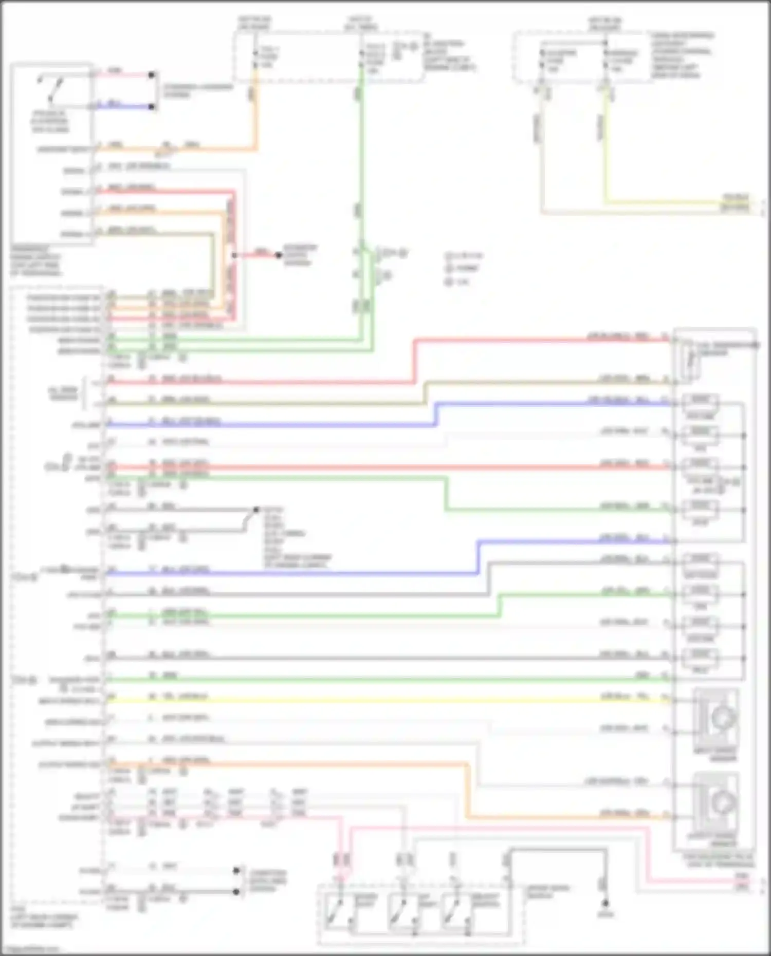 Wiring diagram input speed sig for Kia Sorento Prime III facelift (2017-2020) (1 of 1)