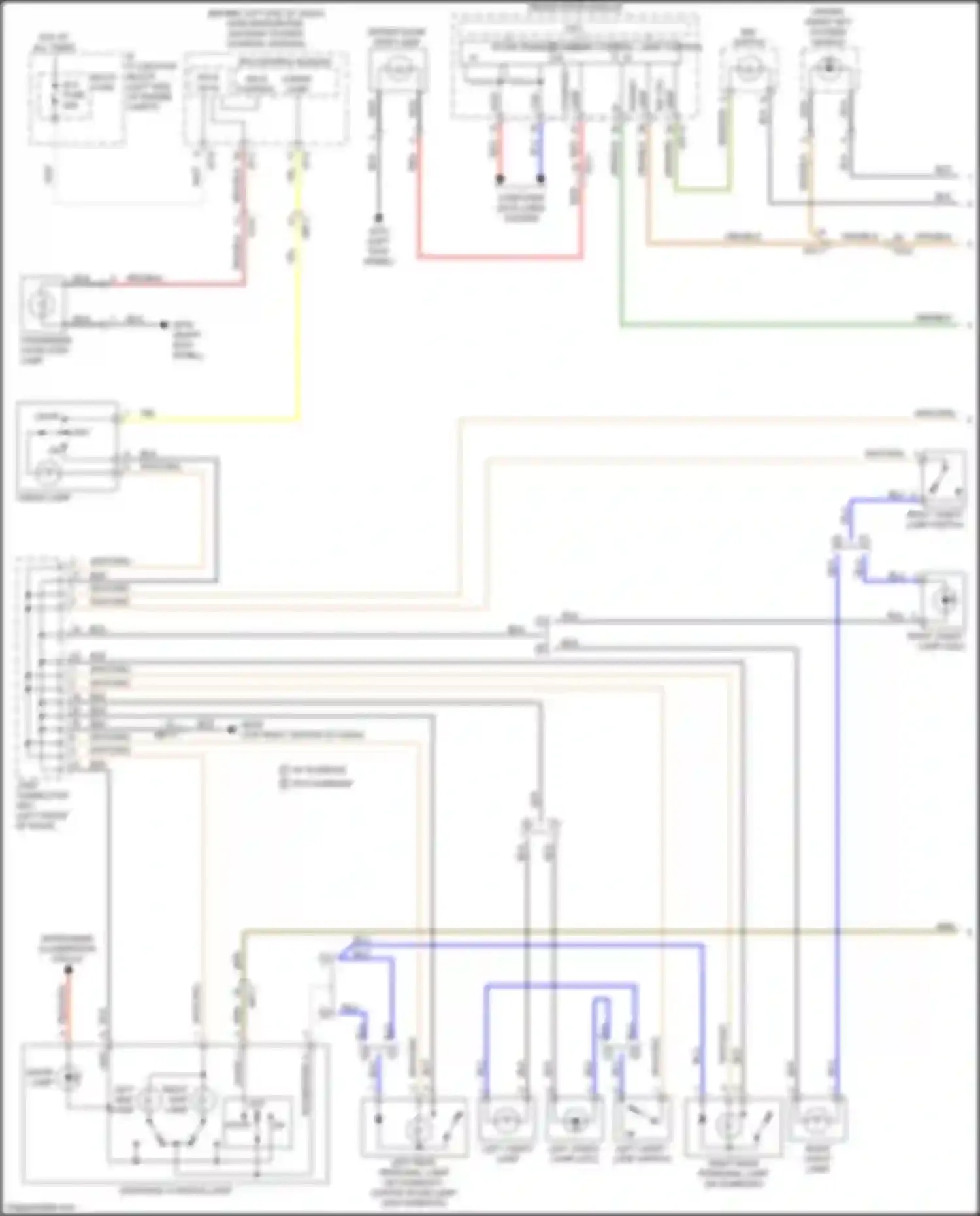 Wiring diagram instrument illumination circuit for Kia Sorento Prime III facelift (2017-2020) (1 of 1)