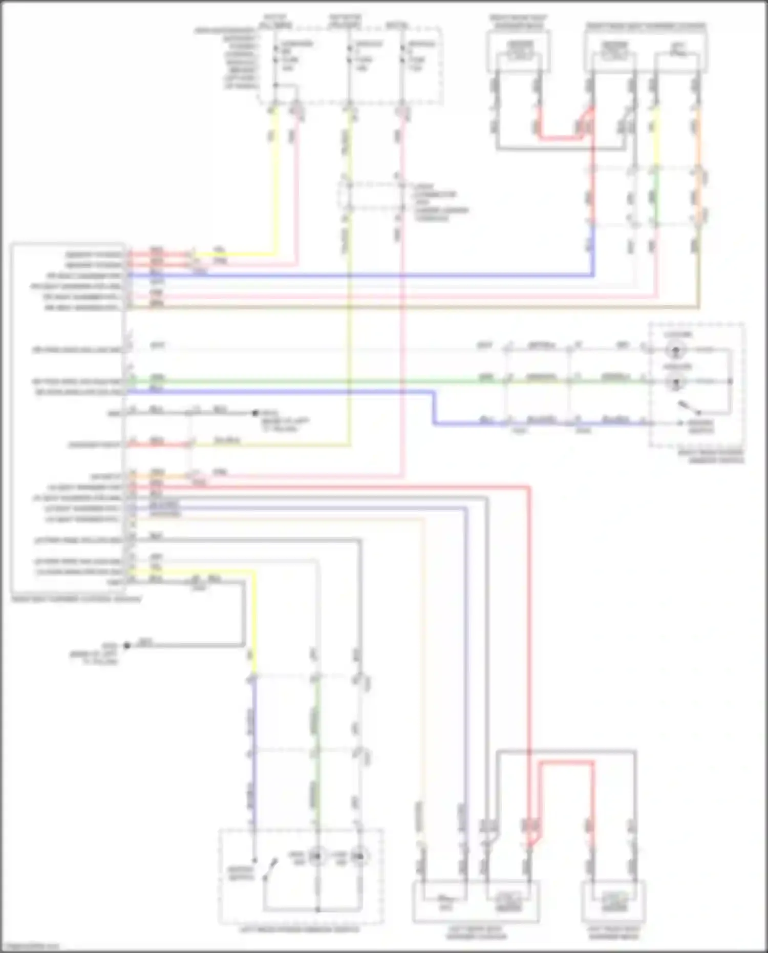 Wiring diagram module 3 fuse for Kia Sorento Prime III facelift (2017-2020) (9 of 15)