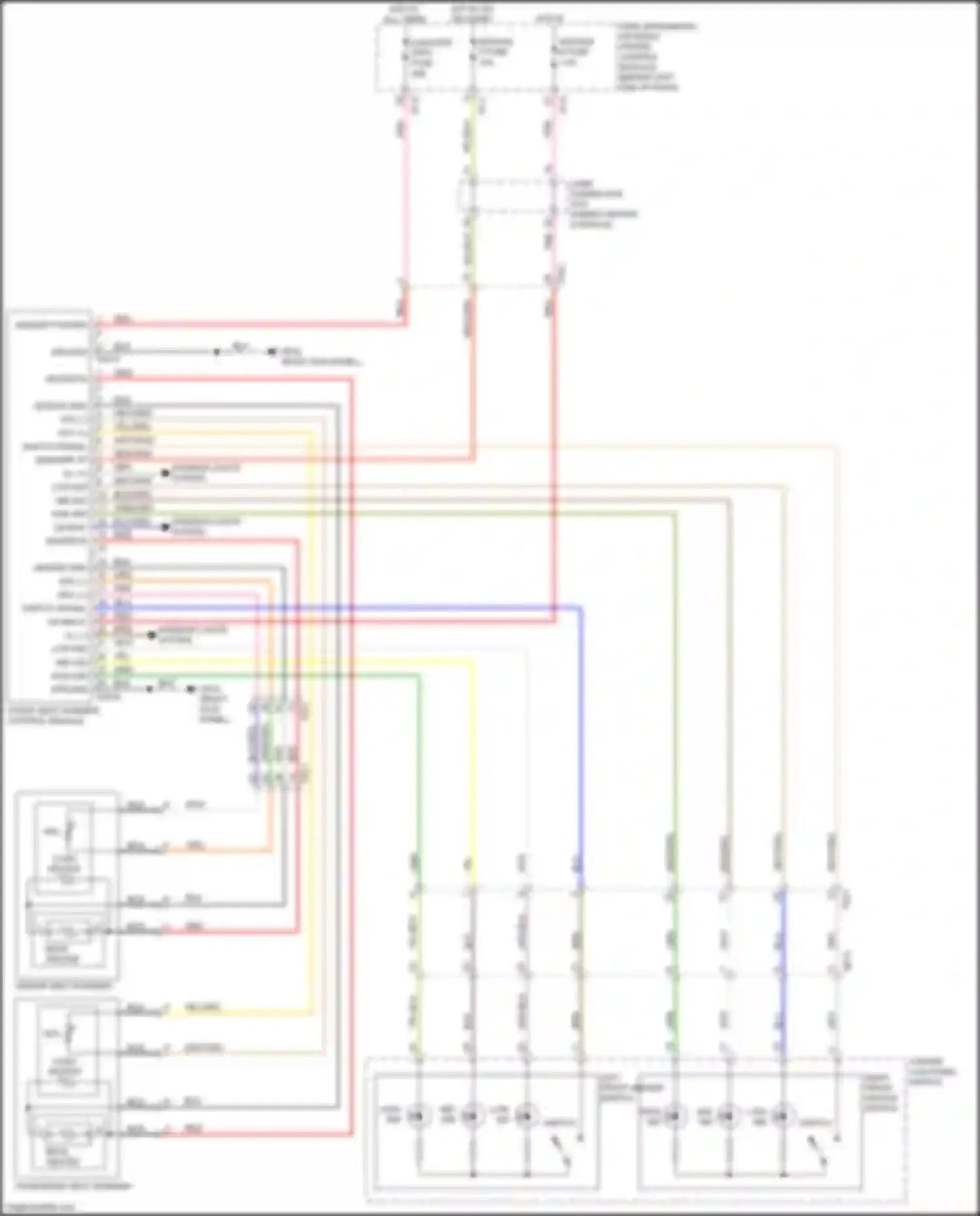 Wiring diagram module 6 fuse for Kia Sorento Prime III facelift (2017-2020) (2 of 6)