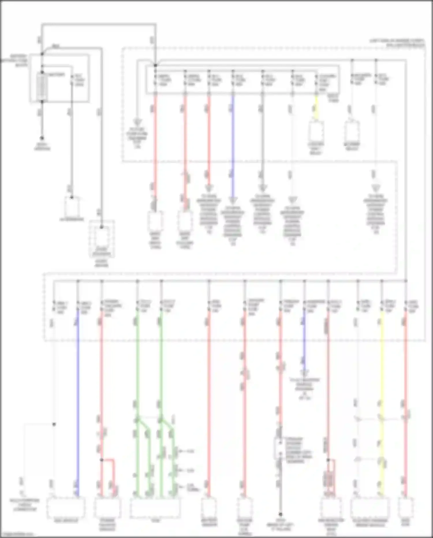 Wiring diagram multi-purpose check connector for Kia Sorento Prime III facelift (2017-2020) (3 of 4)