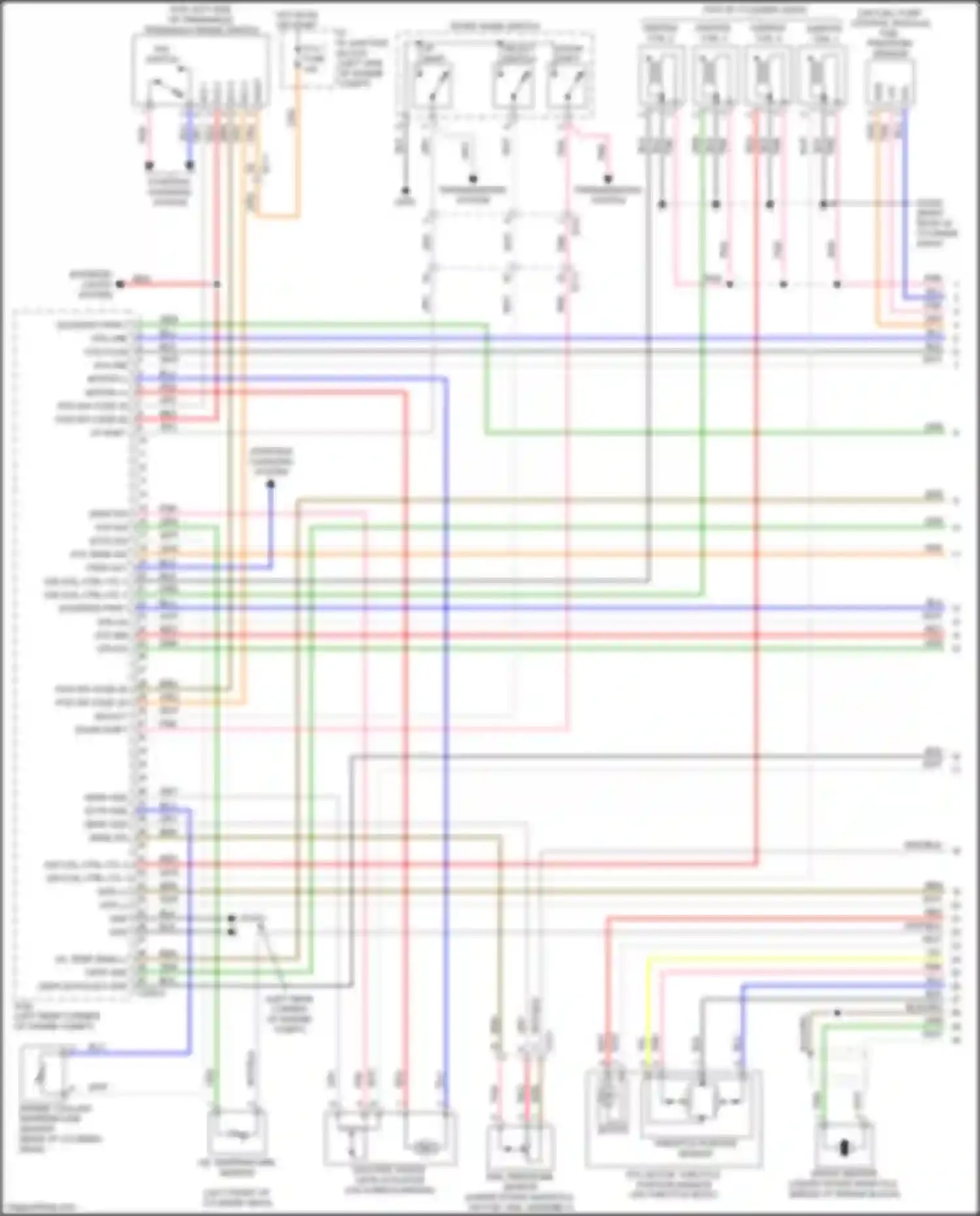 Wiring diagram oil temperature sensor for Kia Sorento Prime III facelift (2017-2020) (2 of 6)