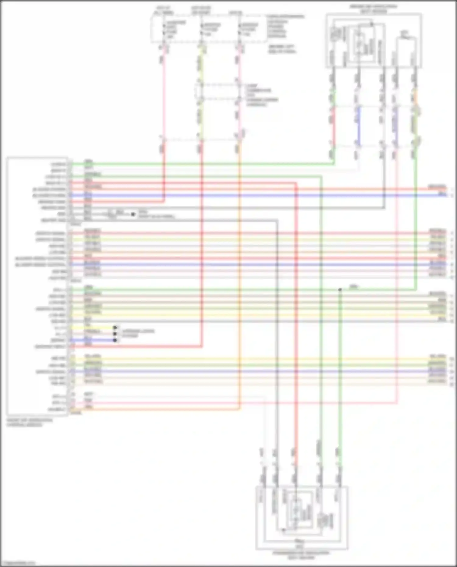Wiring diagram on input for Kia Sorento Prime III facelift (2017-2020) (10 of 13)