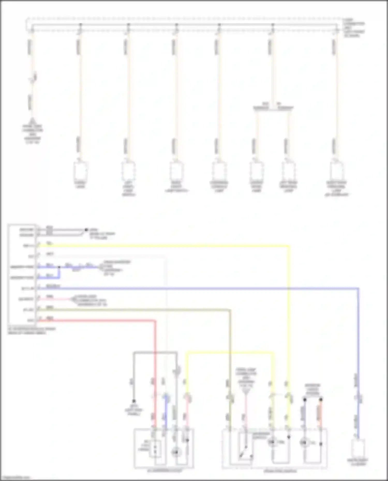 Wiring diagram on input for Kia Sorento Prime III facelift (2017-2020) (5 of 13)