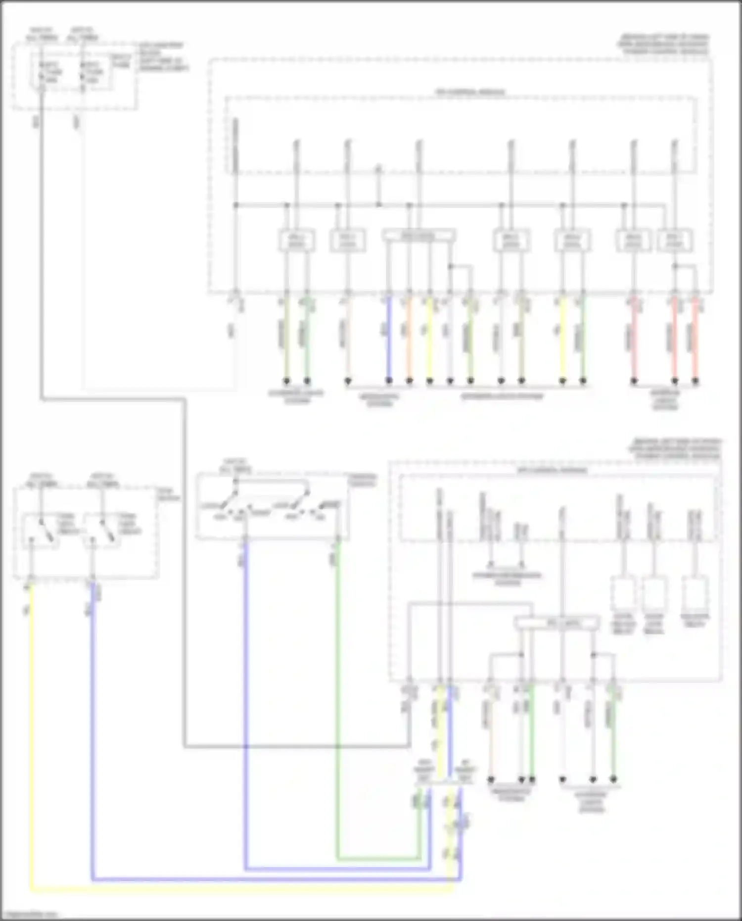 Wiring diagram pcb block for Kia Sorento Prime III facelift (2017-2020) (18 of 29)