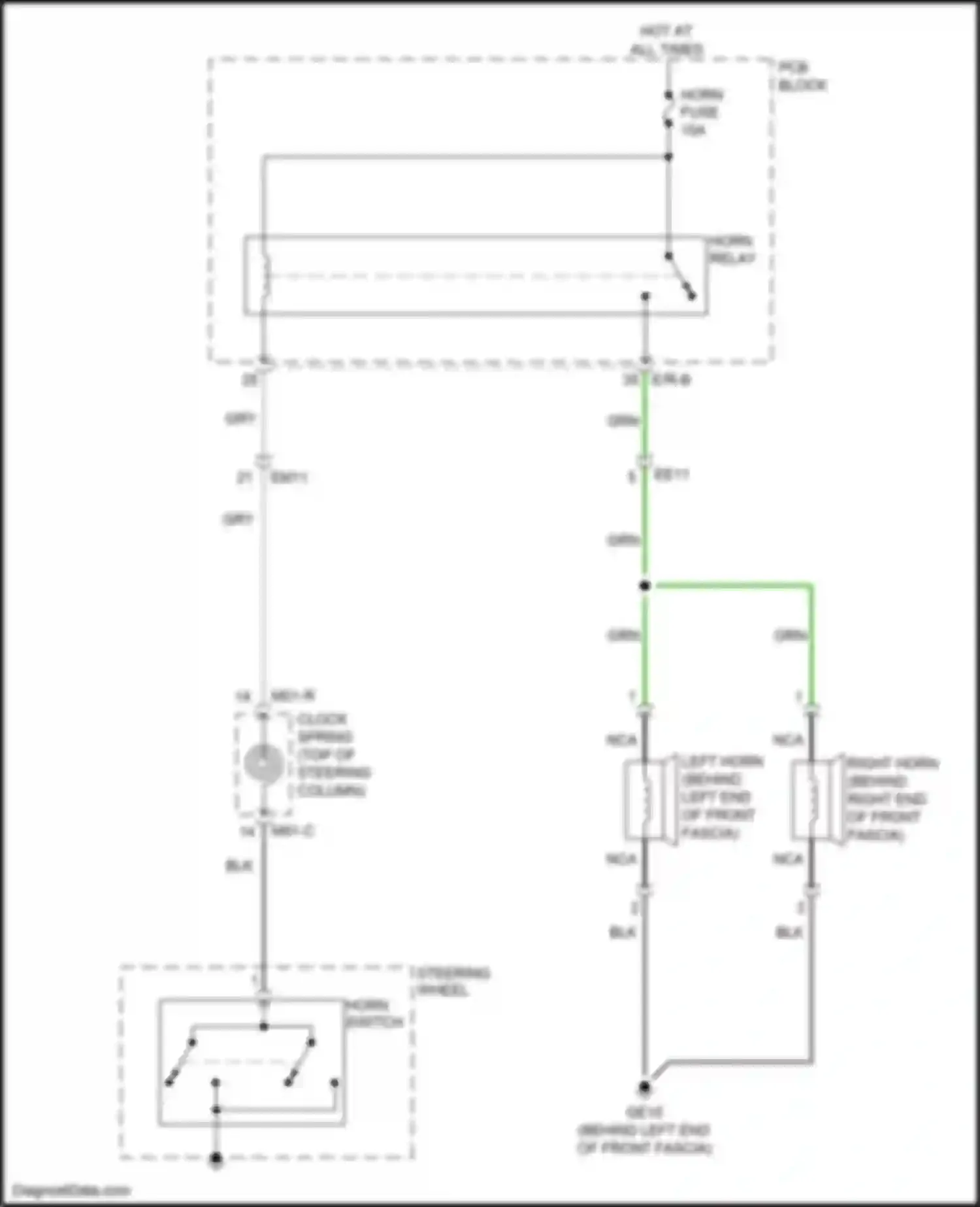 Wiring diagram pcb block for Kia Sorento Prime III facelift (2017-2020) (6 of 29)