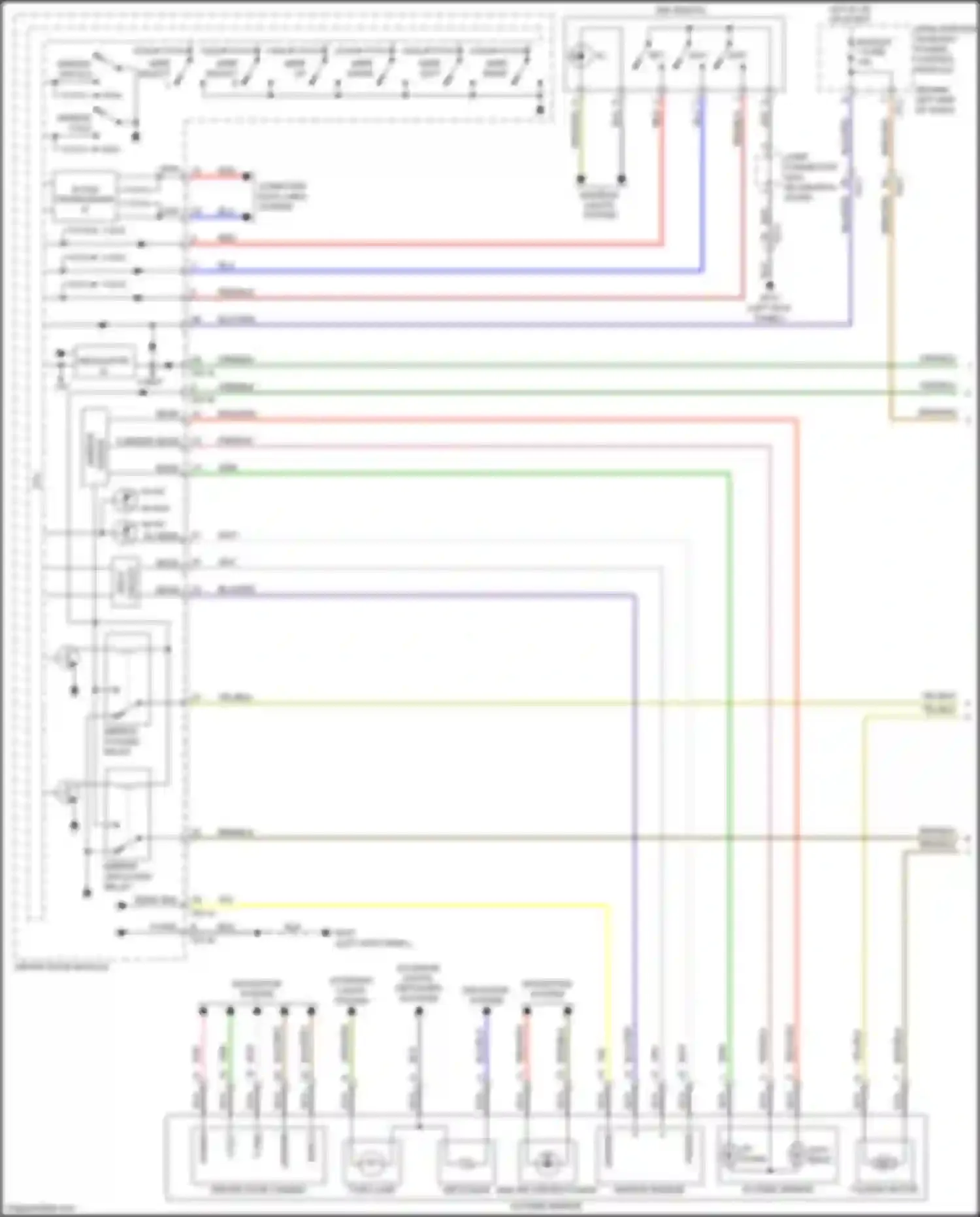 Wiring diagram sens h for Kia Sorento Prime III facelift (2017-2020) (1 of 2)