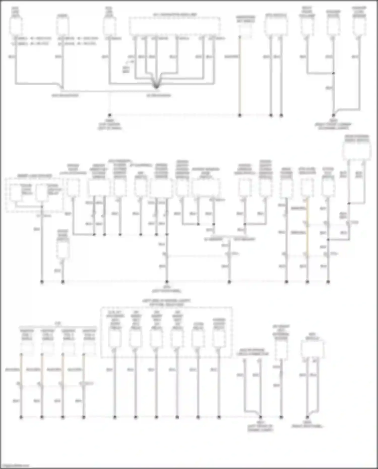 Sorento Prime Kia III (2014-2017): Ground distribution circuit (2 of 5)