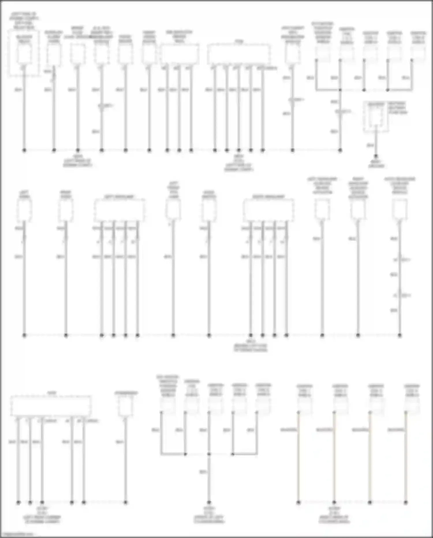 Sorento Prime Kia III (2014-2017): Ground distribution circuit (3 of 5)