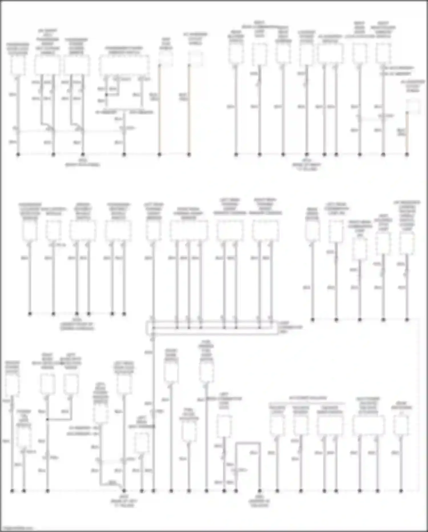 Sorento Prime Kia III (2014-2017): Ground distribution circuit (4 of 5)