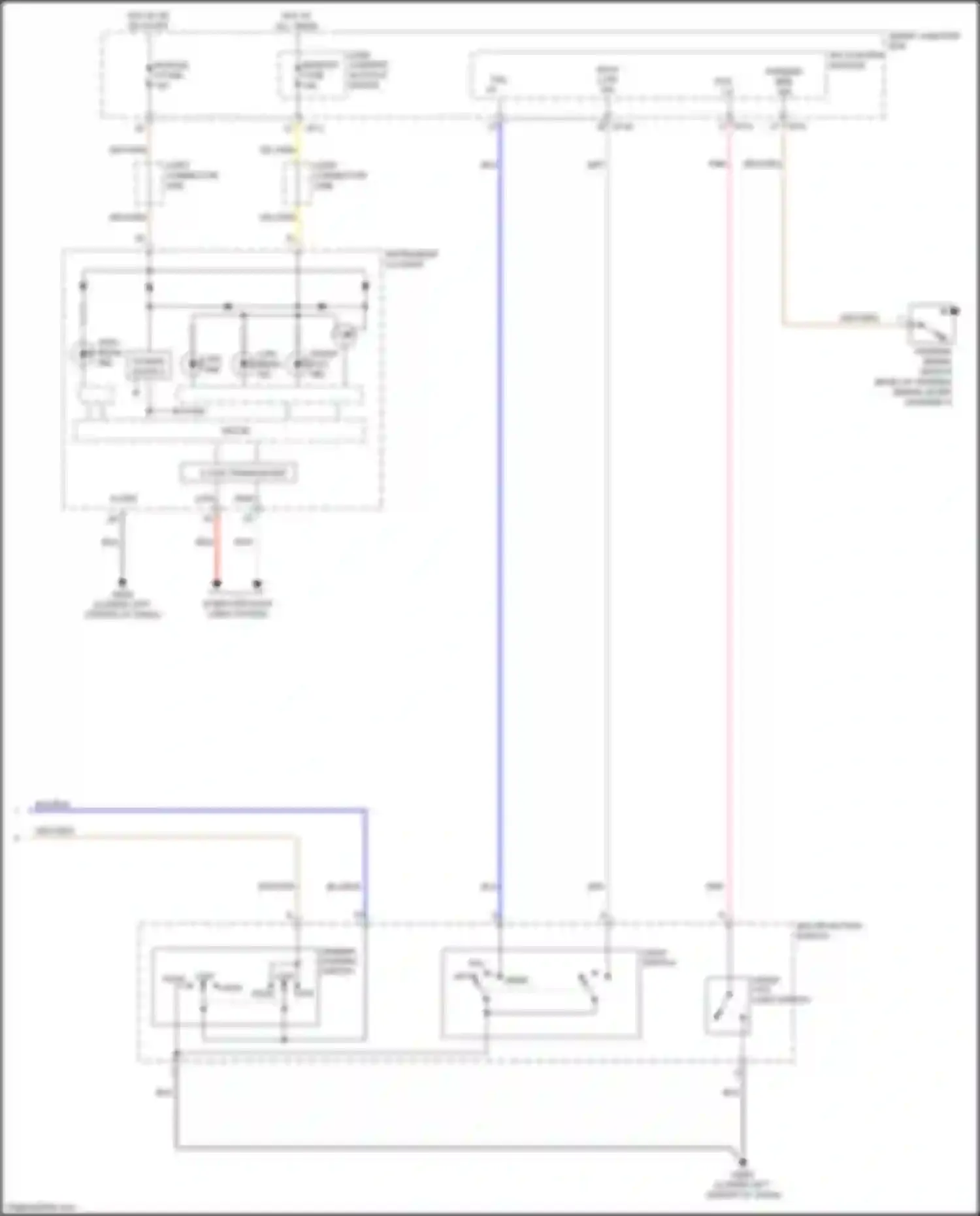 Sorento Prime Kia III (2014-2017): Headlamps circuit (2 of 2)