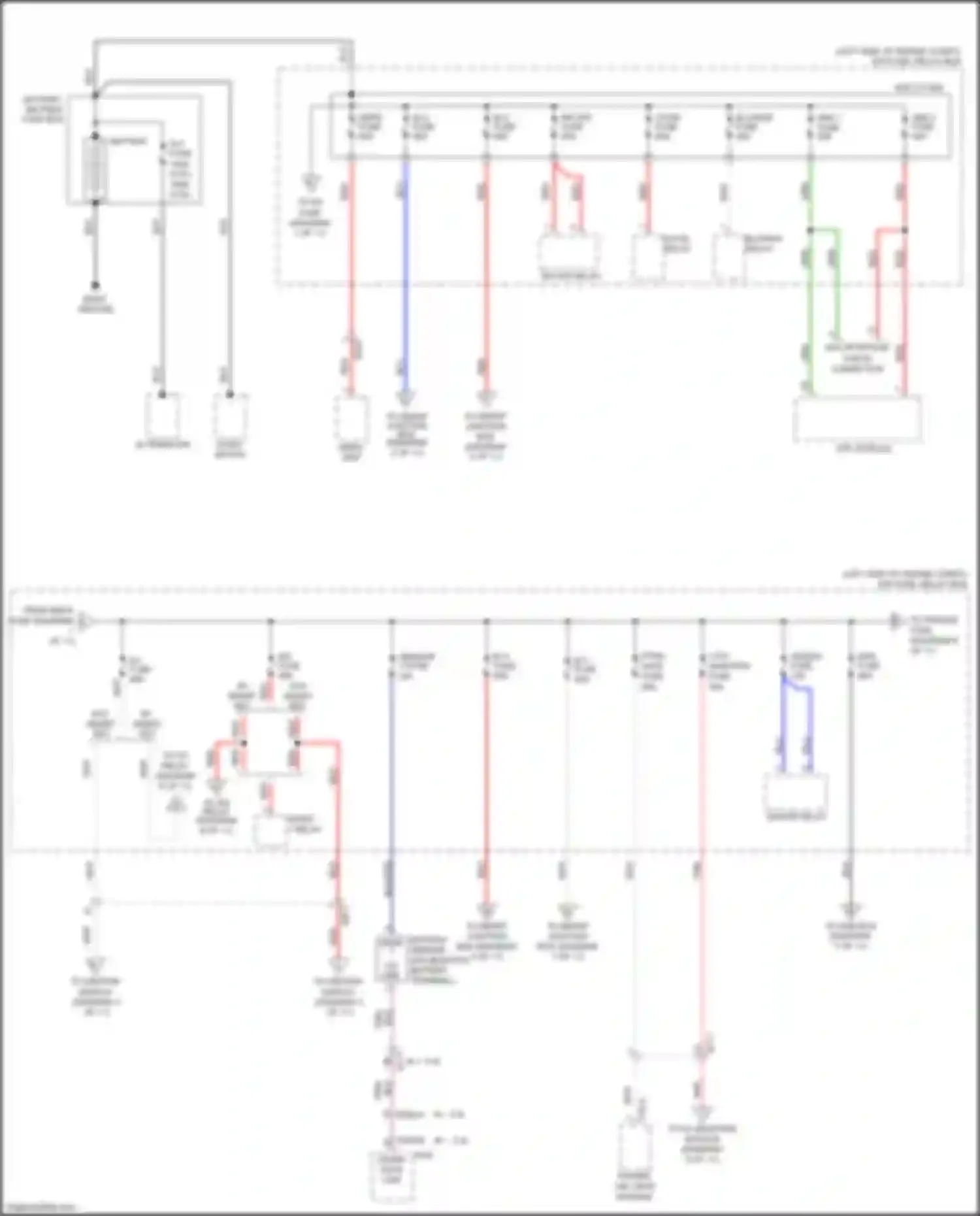 Sorento Prime Kia III (2014-2017): Power distribution circuit (1 of 11)