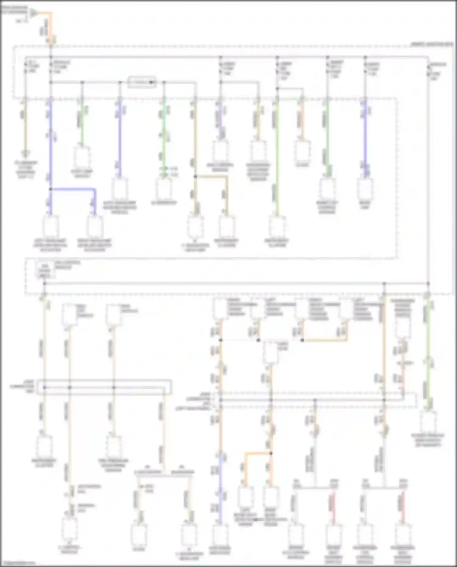 Sorento Prime Kia III (2014-2017): Power distribution circuit (10 of 11)