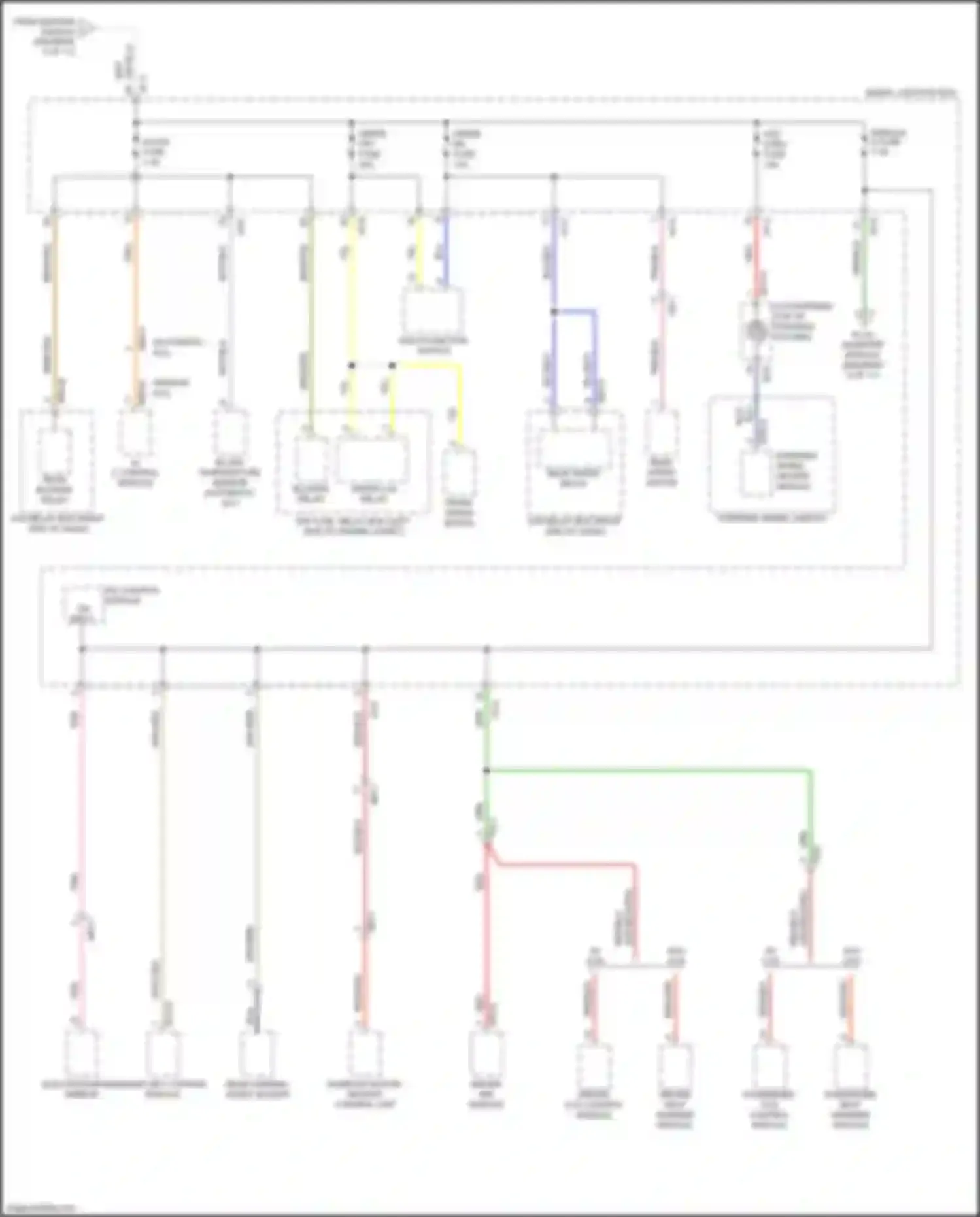 Sorento Prime Kia III (2014-2017): Power distribution circuit (11 of 11)