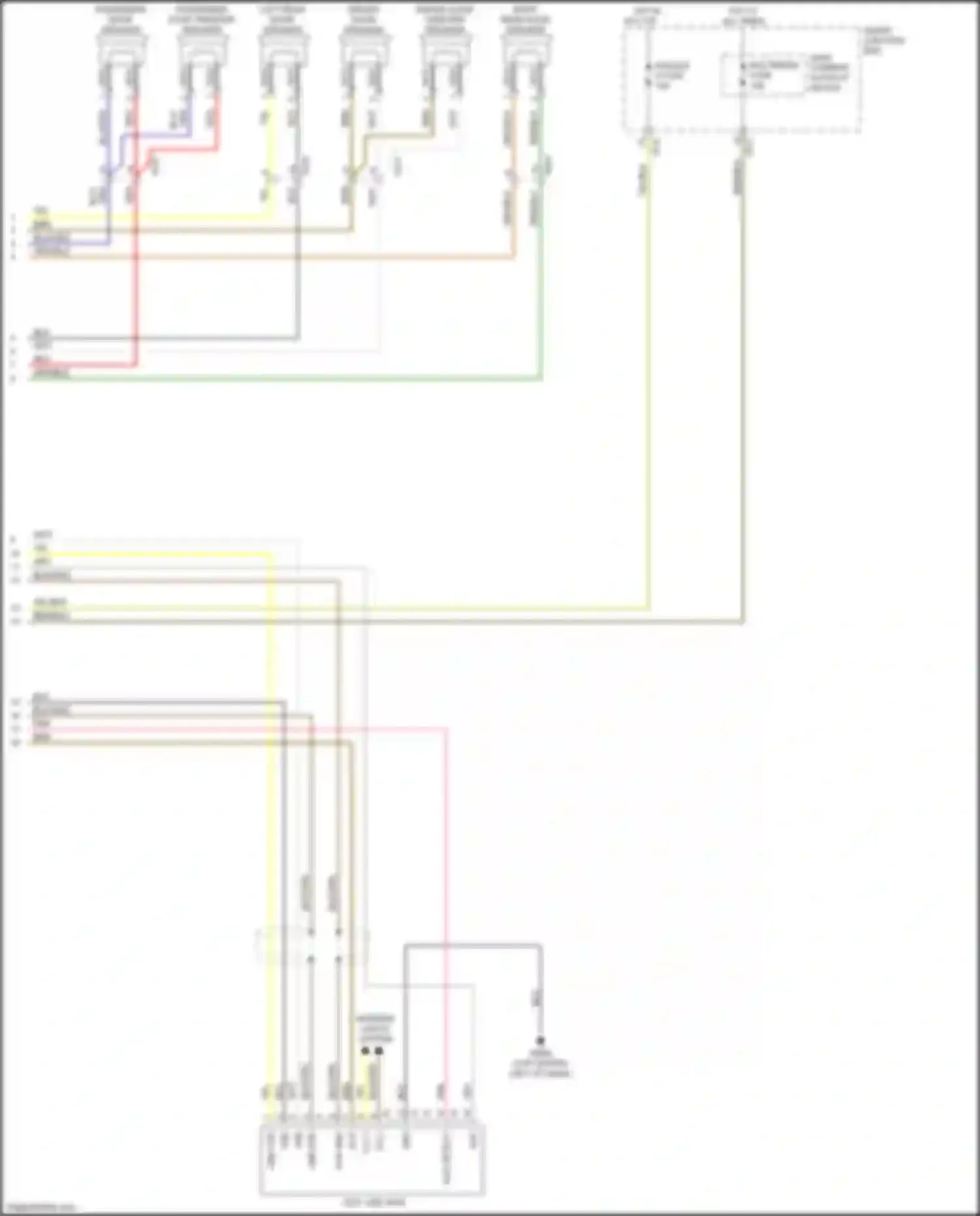 Sorento Prime Kia III (2014-2017): Radio circuit, w/o navigation w/o uvo & amplifier (2 of 2)