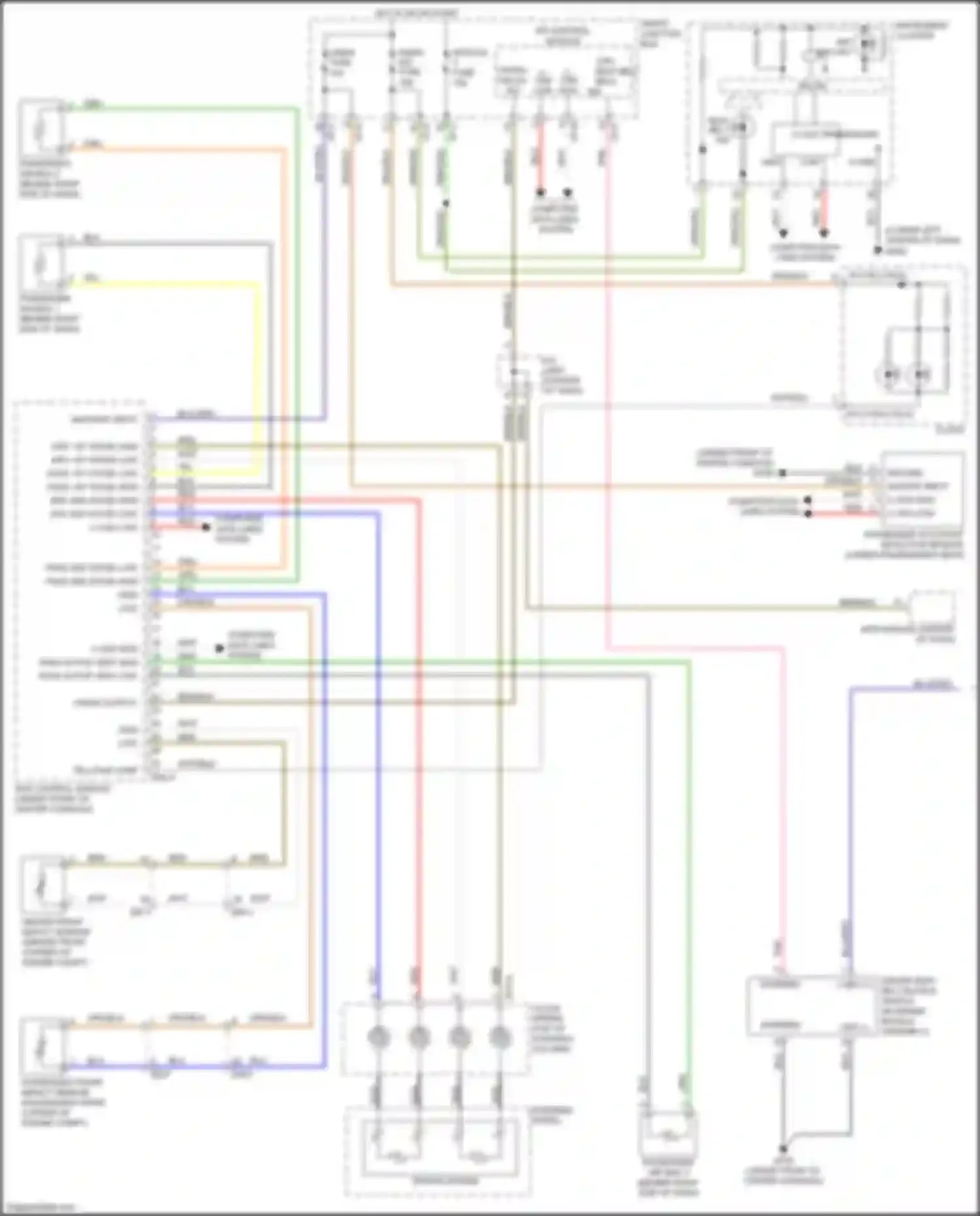 Sorento Prime Kia III (2014-2017): Supplemental restraints circuit (1 of 2)