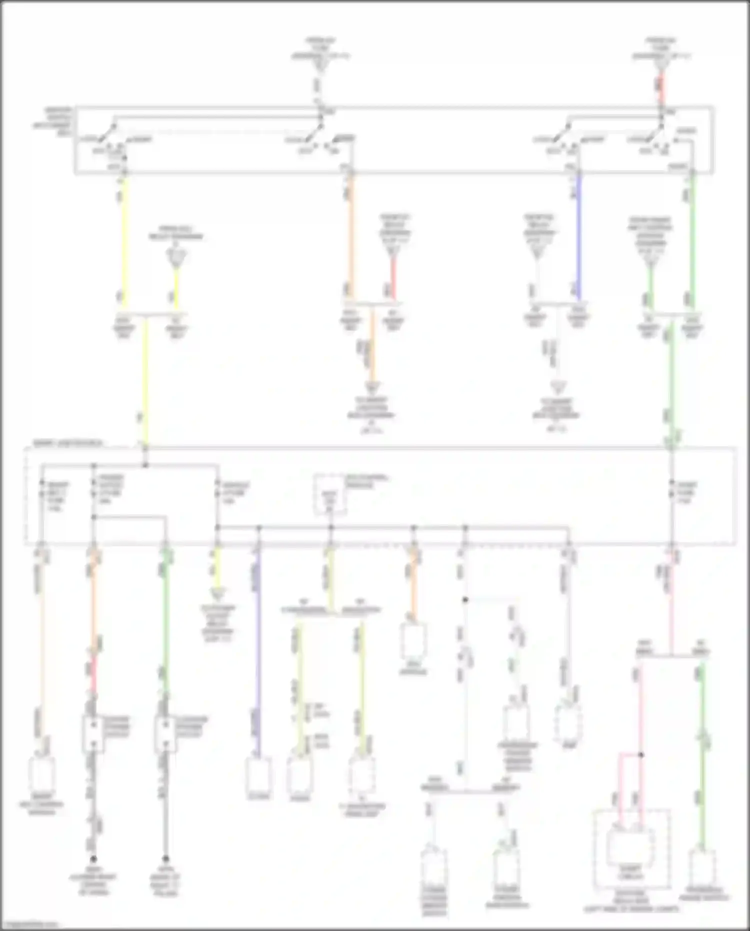 Wiring diagram acc/ on in for Kia Sorento Prime III (2014-2017) (1 of 1)
