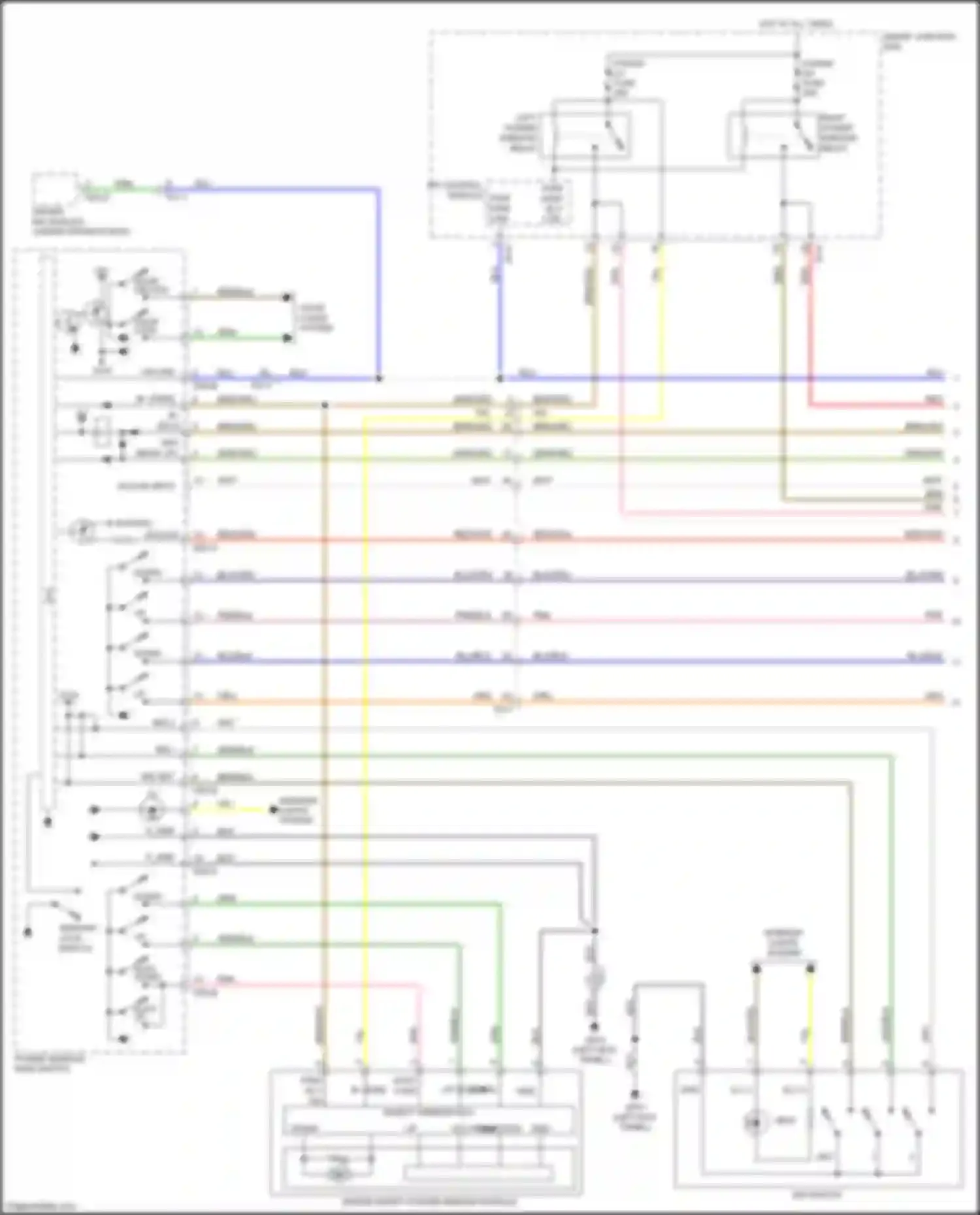 Wiring diagram blk/org for Kia Sorento Prime III (2014-2017) (28 of 50)