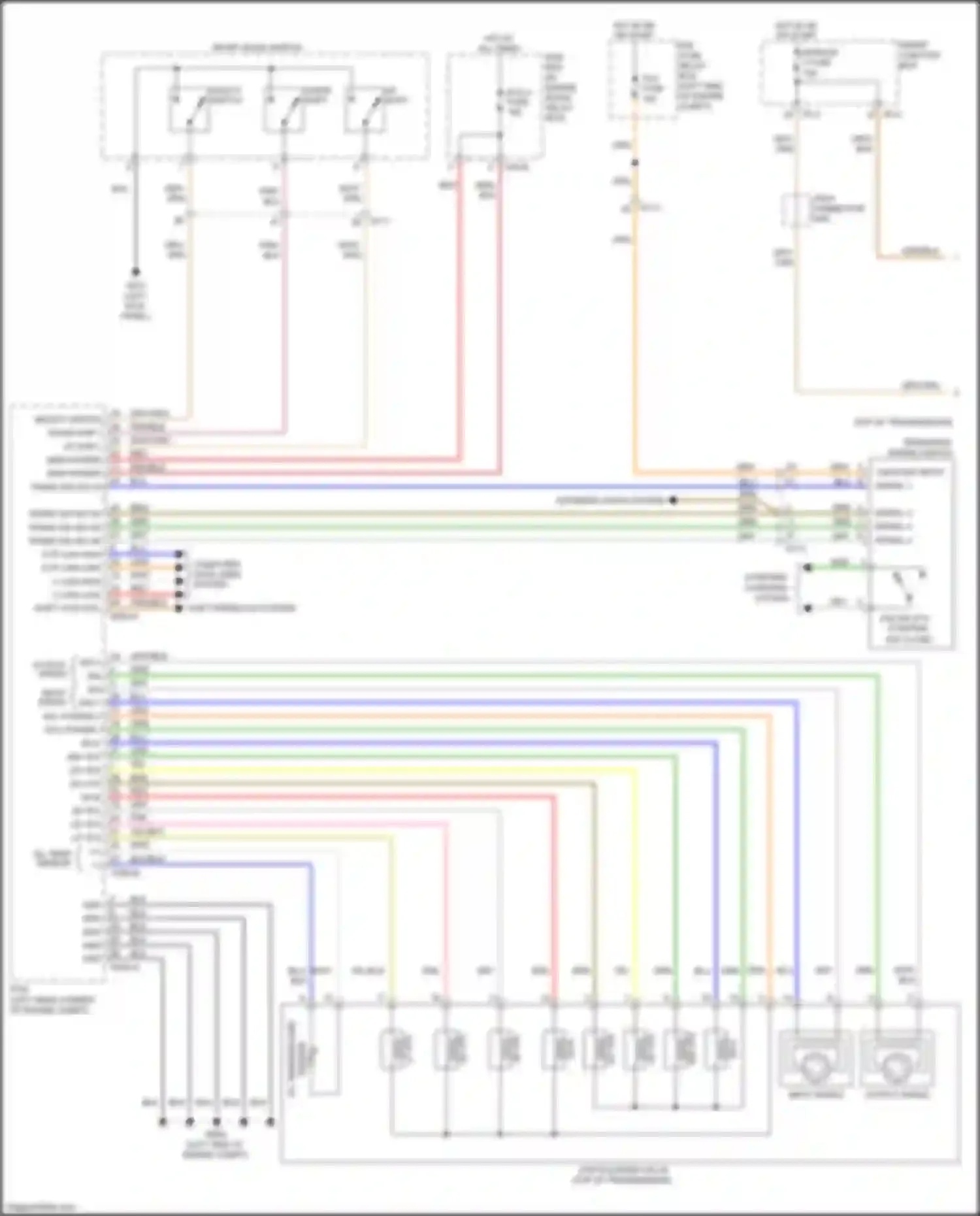 Wiring diagram computer data lines system for Kia Sorento Prime III (2014-2017) (54 of 60)