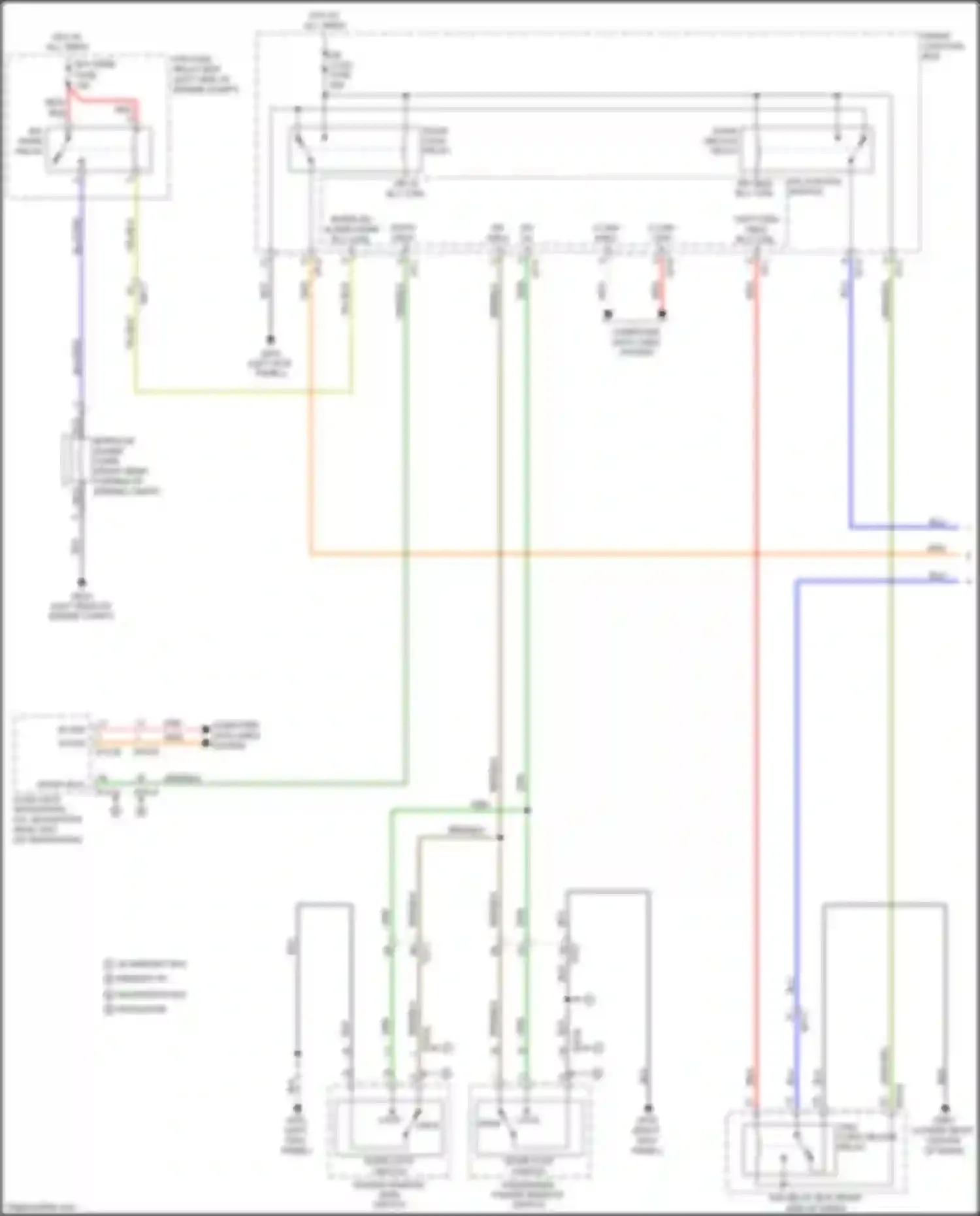 Wiring diagram dr lk rly ctrl for Kia Sorento Prime III (2014-2017) (1 of 2)