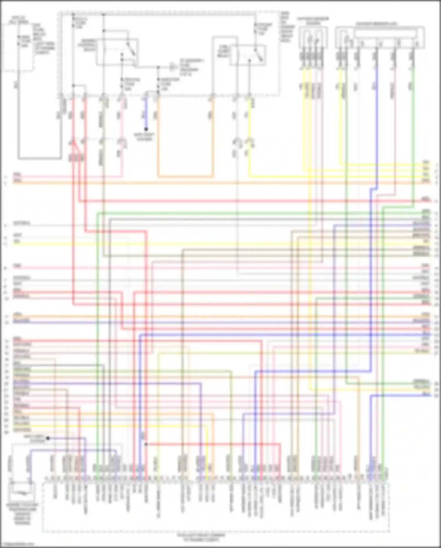 Wiring diagram engine control relay for Kia Sorento Prime III (2014-2017) (6 of 7)