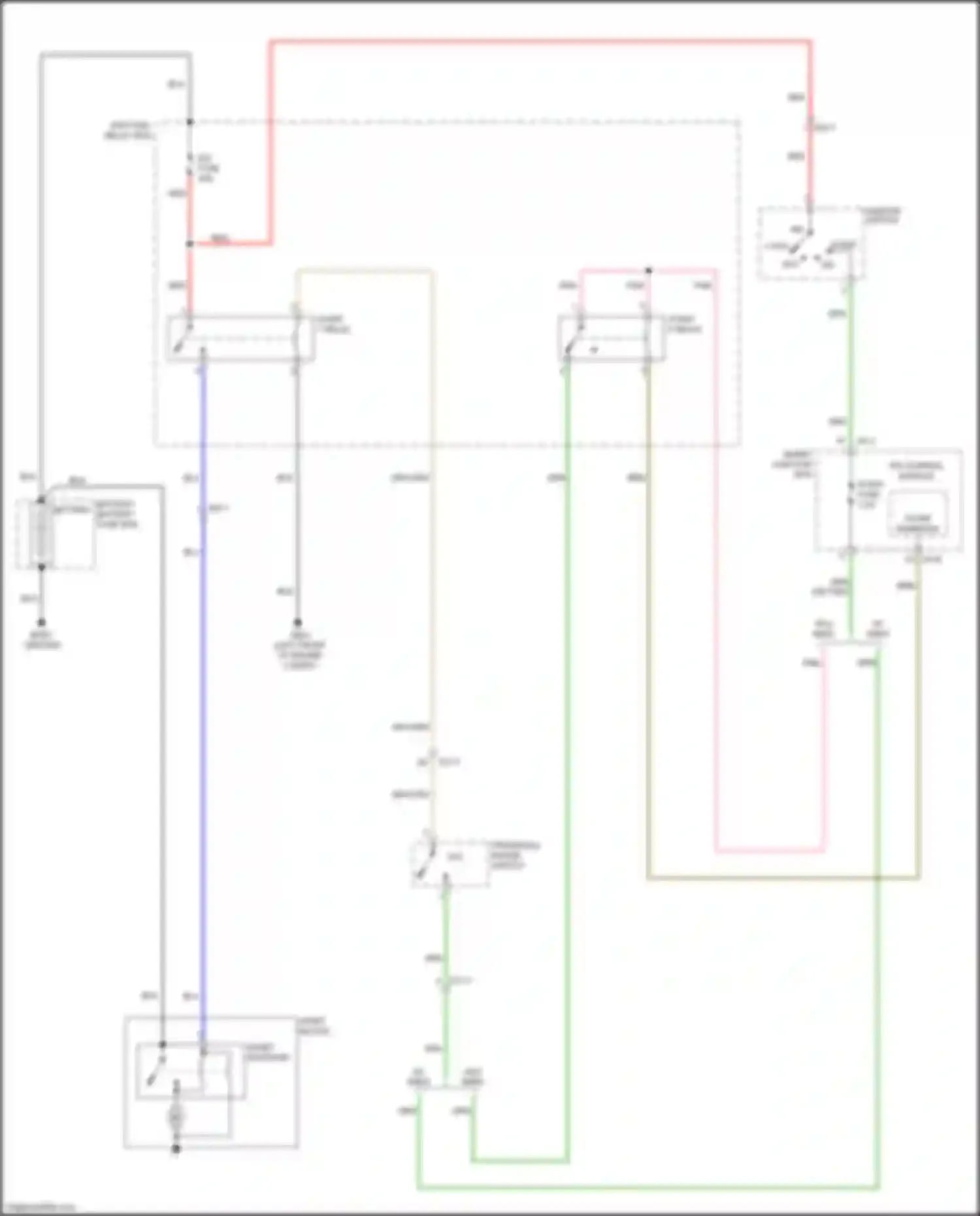 Wiring diagram e/r fuse, relay box for Kia Sorento Prime III (2014-2017) (41 of 44)