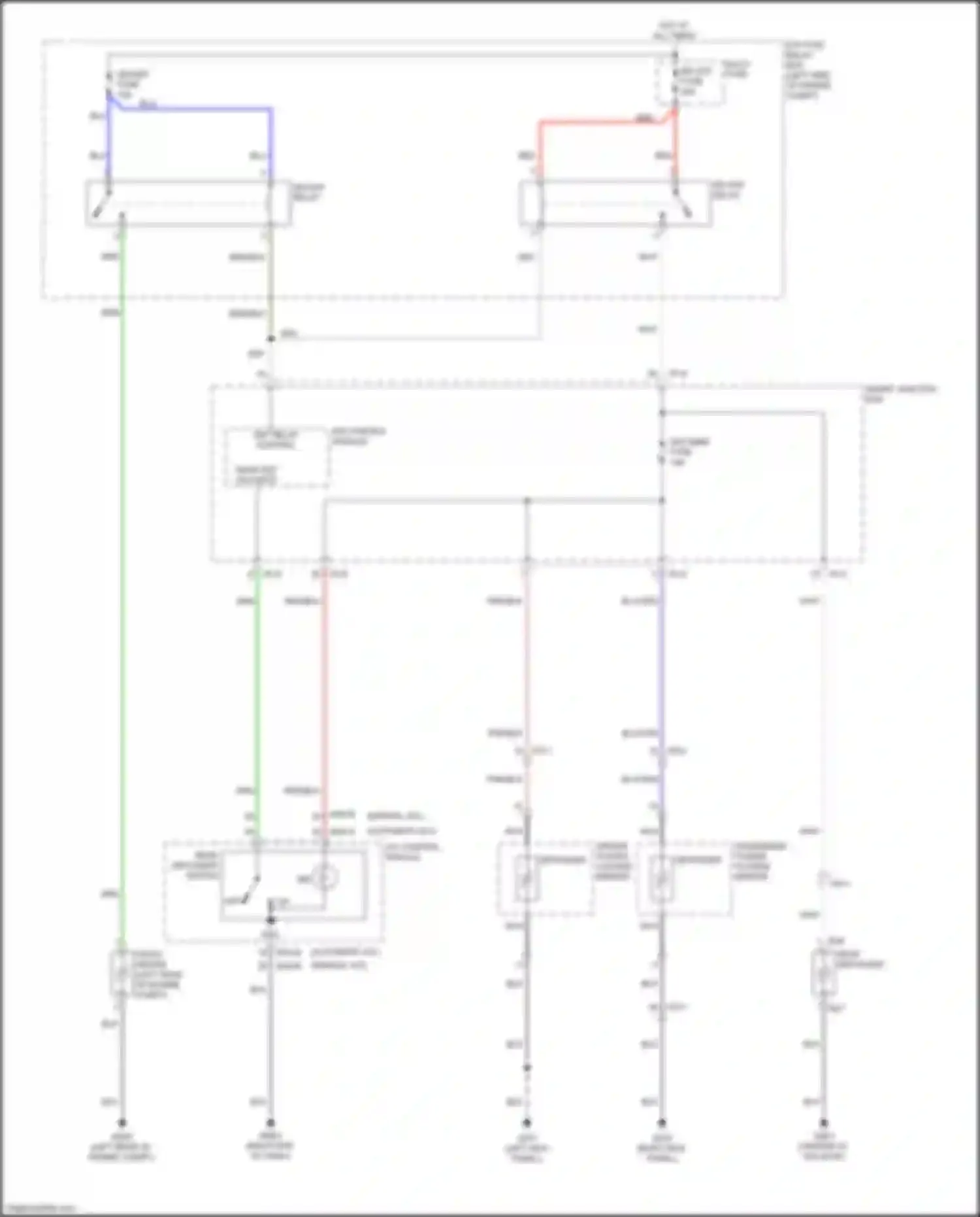 Wiring diagram front deicer for Kia Sorento Prime III (2014-2017) (2 of 3)