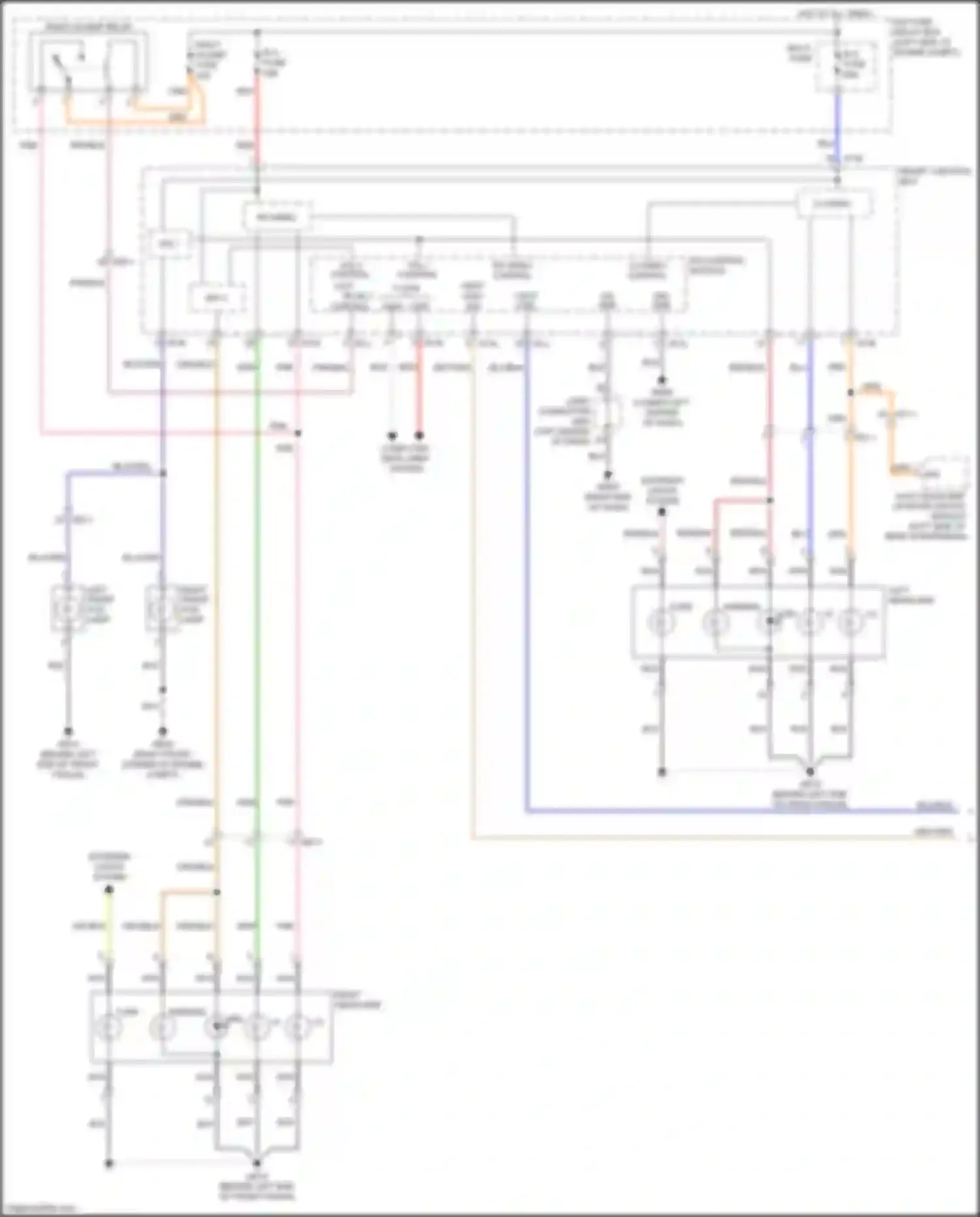 Wiring diagram hdlp high ctrl sw for Kia Sorento Prime III (2014-2017) (1 of 1)