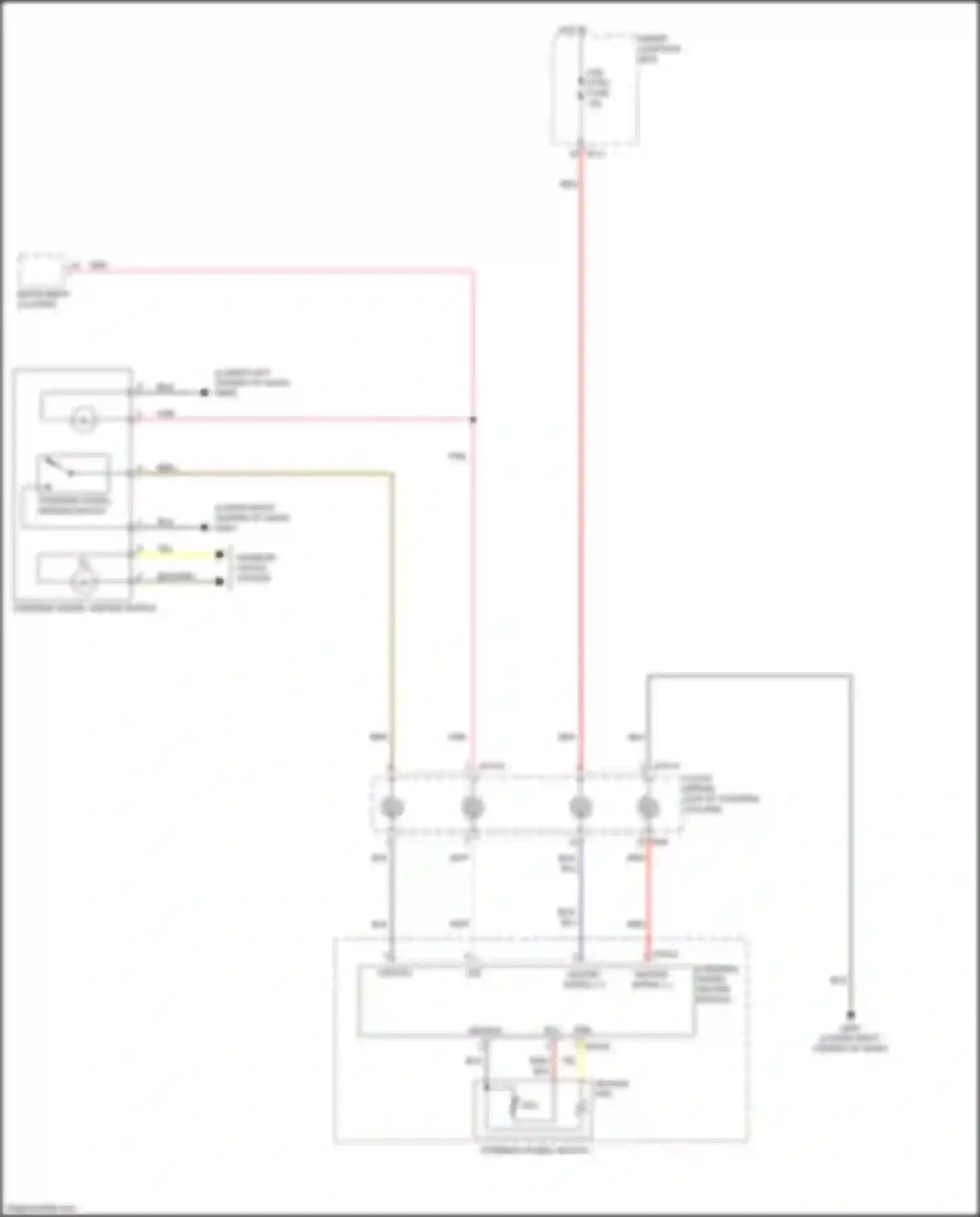 Wiring diagram instrument cluster for Kia Sorento Prime III (2014-2017) (16 of 35)