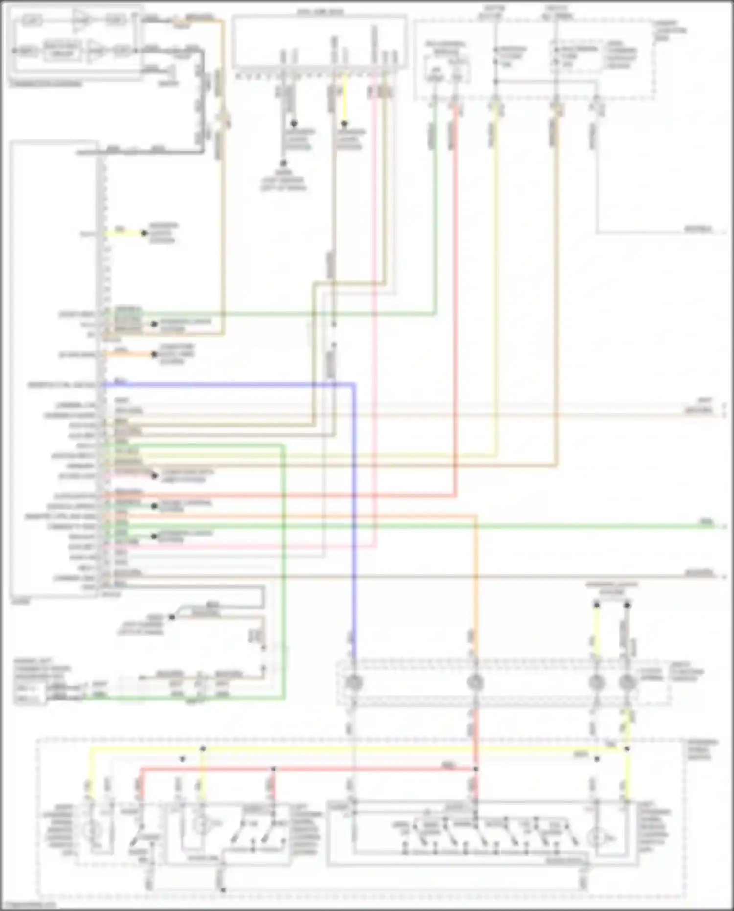 Wiring diagram multi- function switch for Kia Sorento Prime III (2014-2017) (8 of 12)