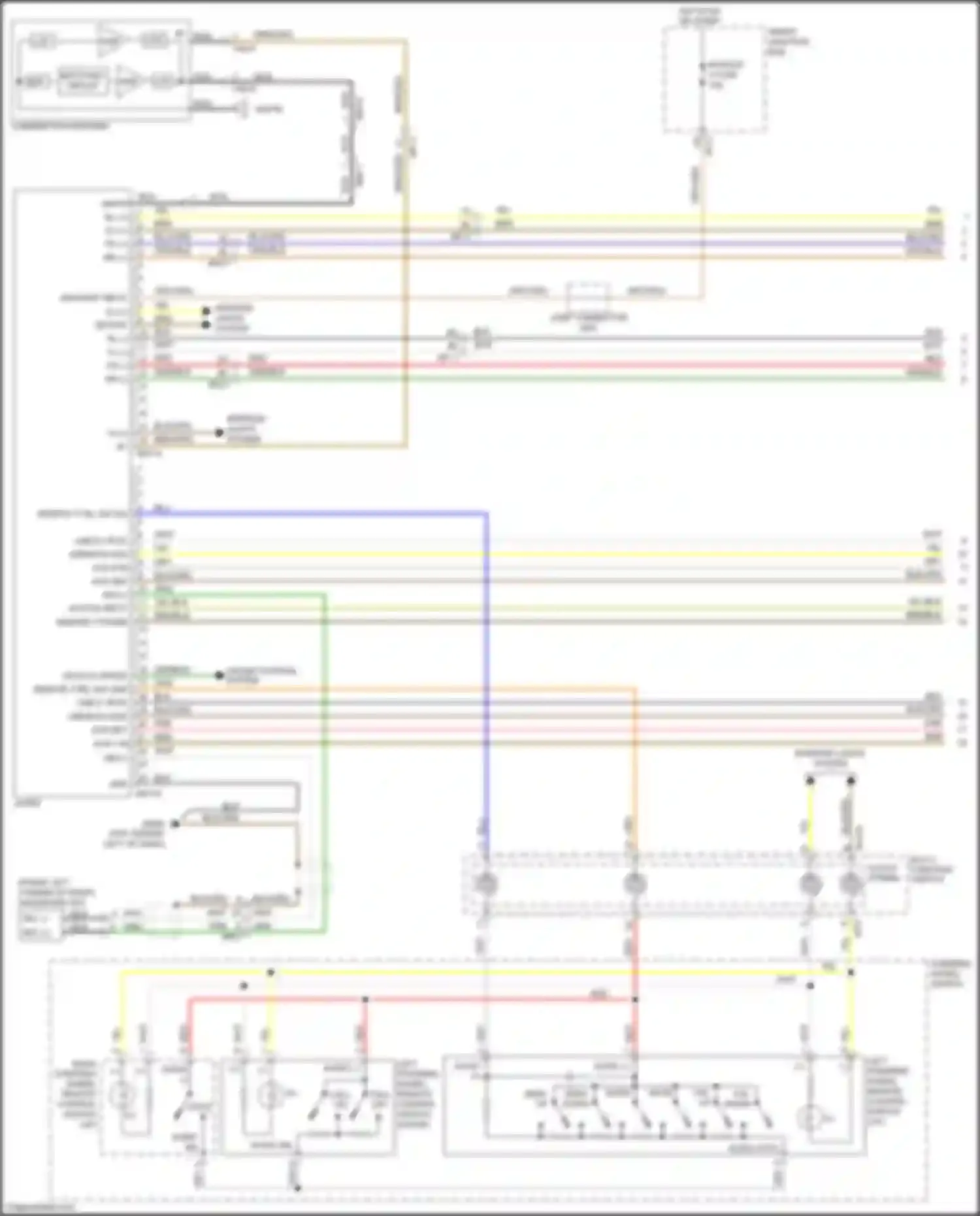 Wiring diagram multi- function switch for Kia Sorento Prime III (2014-2017) (6 of 12)